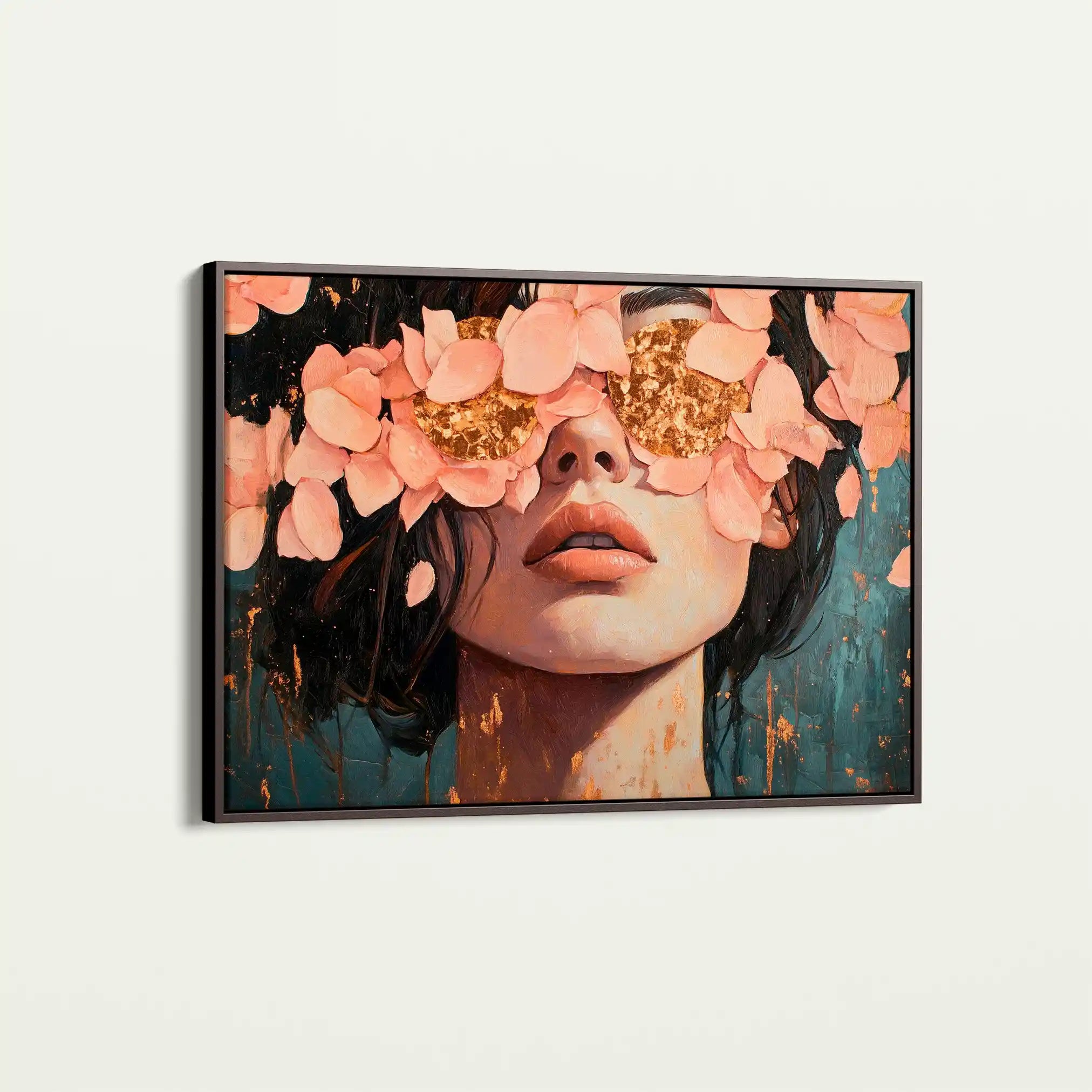 Portrait 199 Canvas Art 90 x 60 cm / Stretched on hidden frame