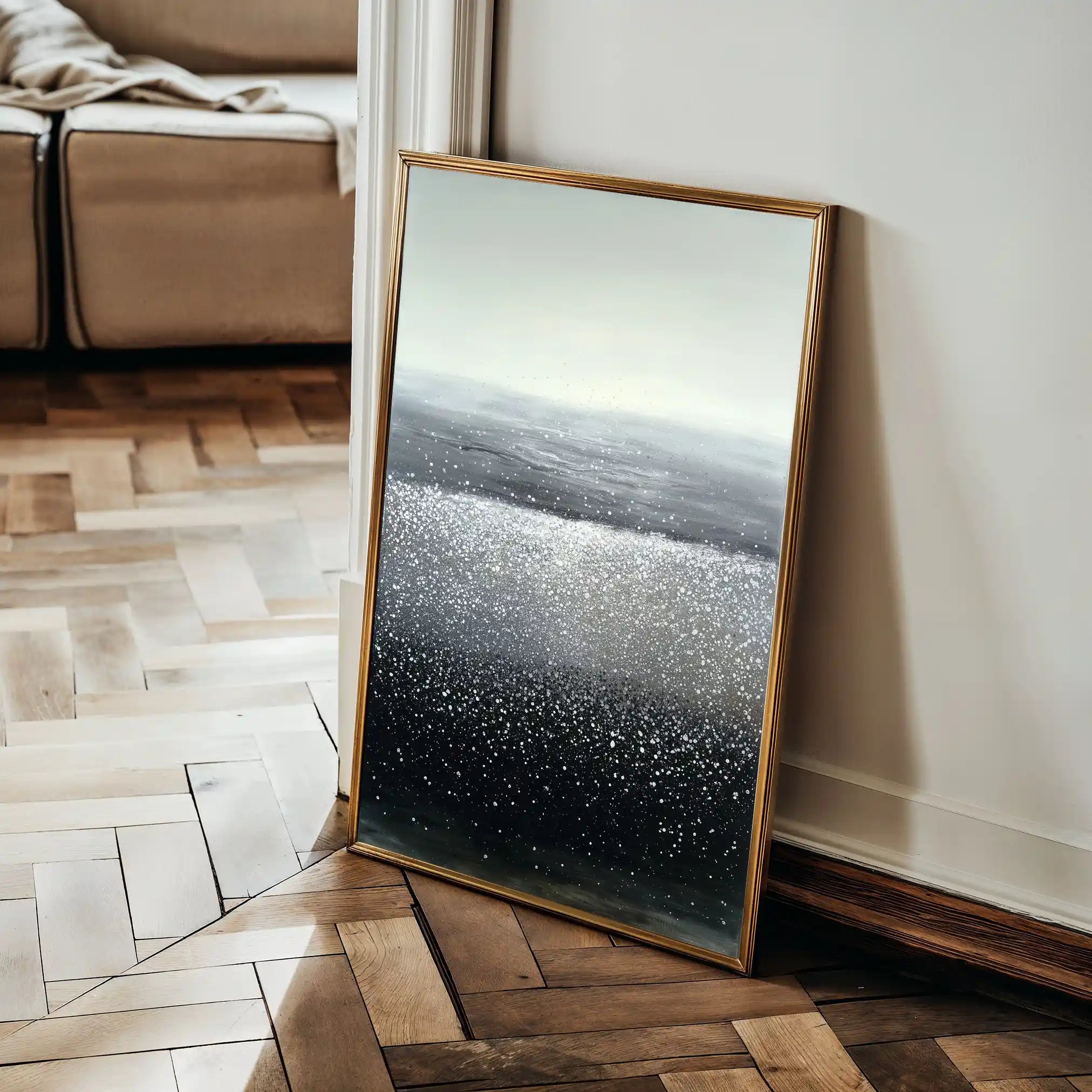 Abstract 1990 Canvas Art 60 x 40 cm / Stretched on hidden frame