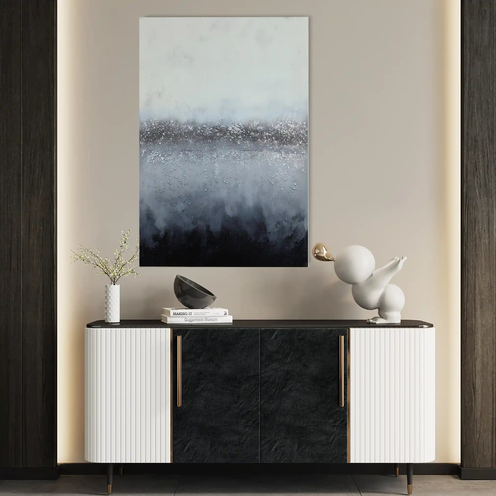 Abstract 1992 Canvas Art 60 x 40 cm / Stretched on hidden frame