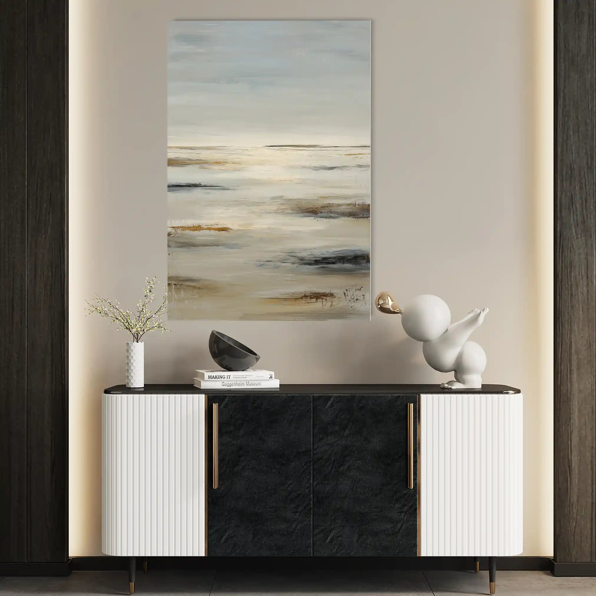 Abstract 1993 Canvas Art 60 x 40 cm / Stretched on hidden frame