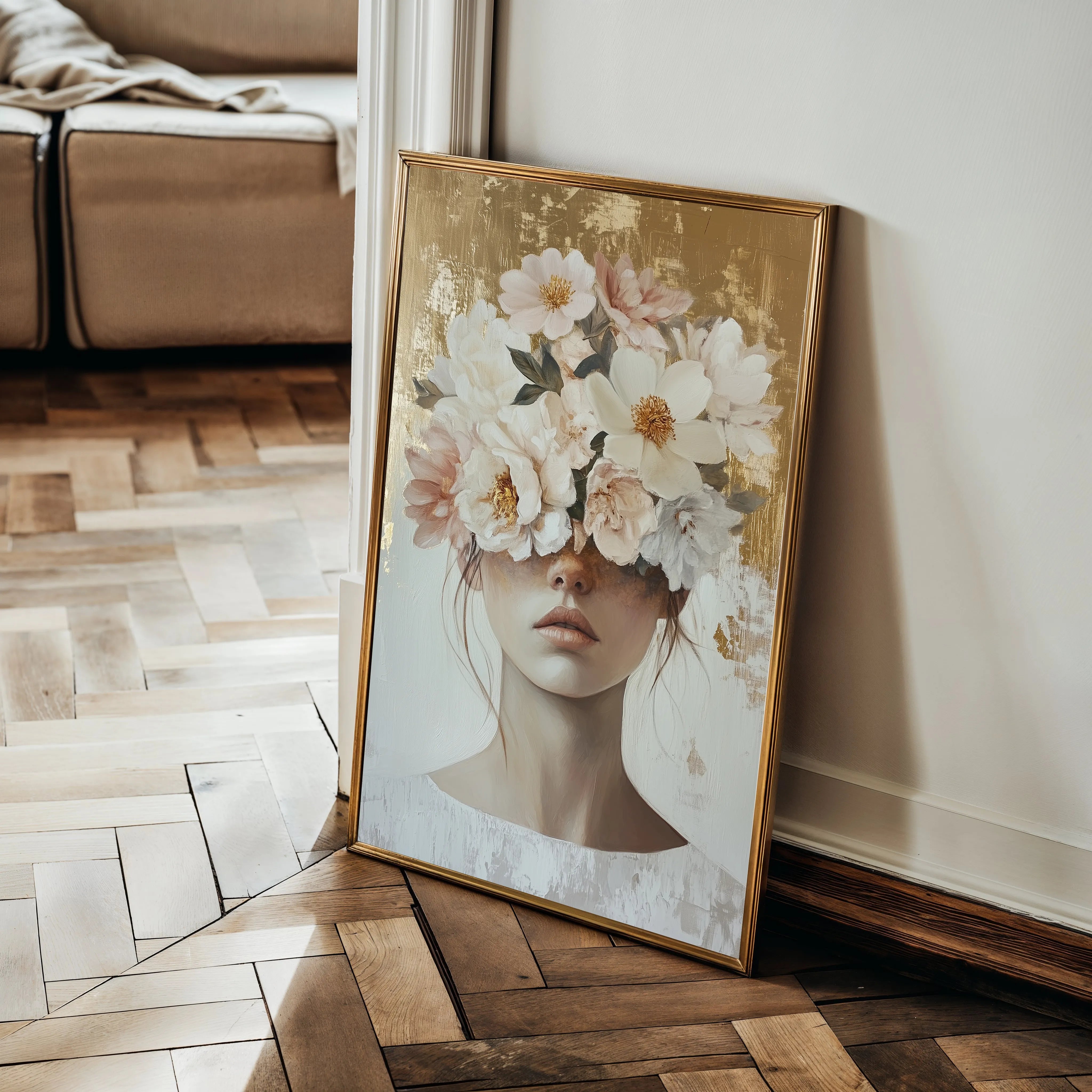 Portrait Canvas Wall Art WAD200-P 90 x 60 cm / Stretched on hidden frame