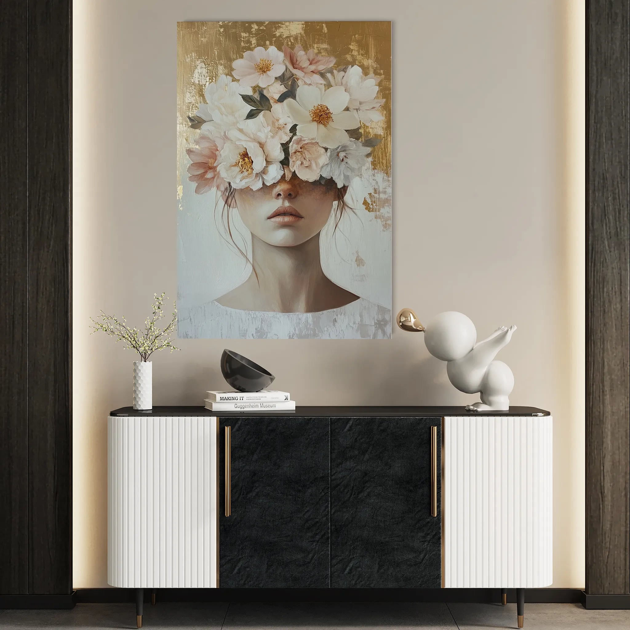 Portrait Canvas Wall Art WAD200-P 90 x 60 cm / Stretched on hidden frame