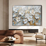 Floral Canvas Wall Art WAD201-F 90 x 60 cm / Stretched on hidden frame