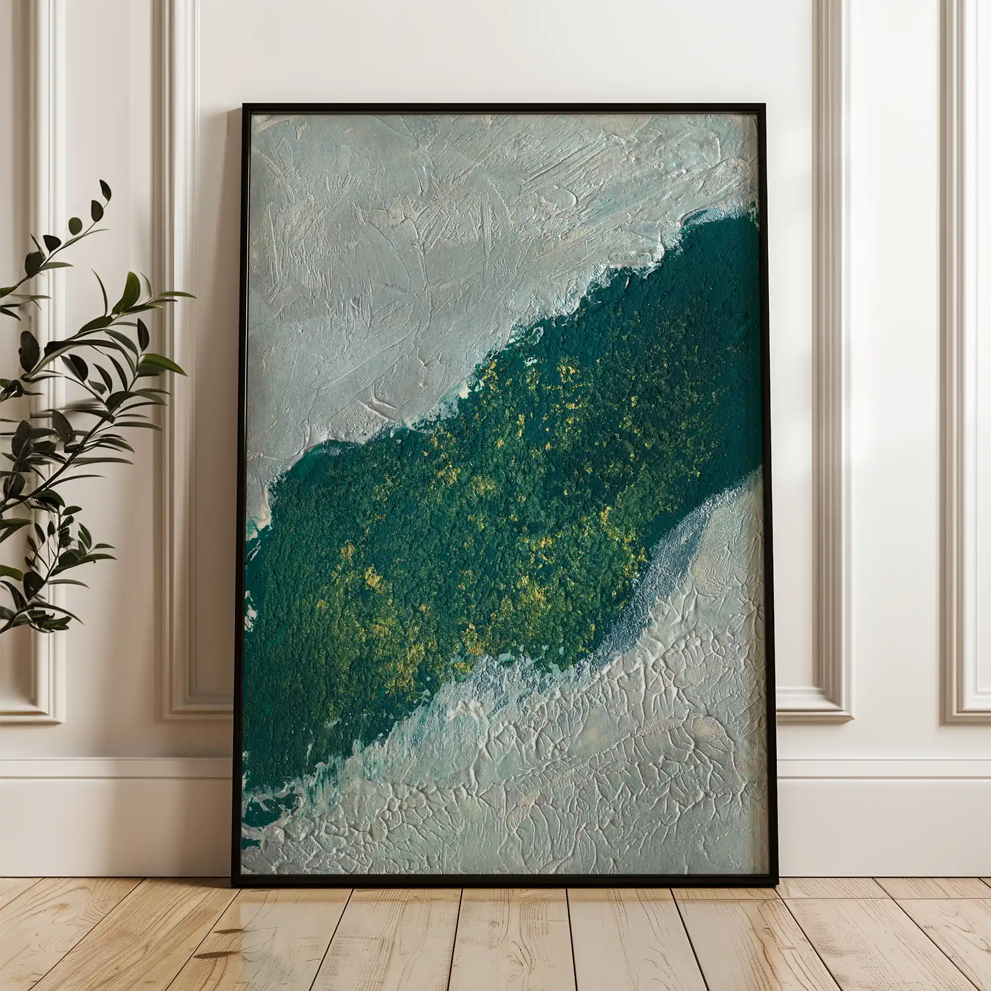 Abstract 202 Canvas Art 60 x 40 cm / Stretched on hidden frame