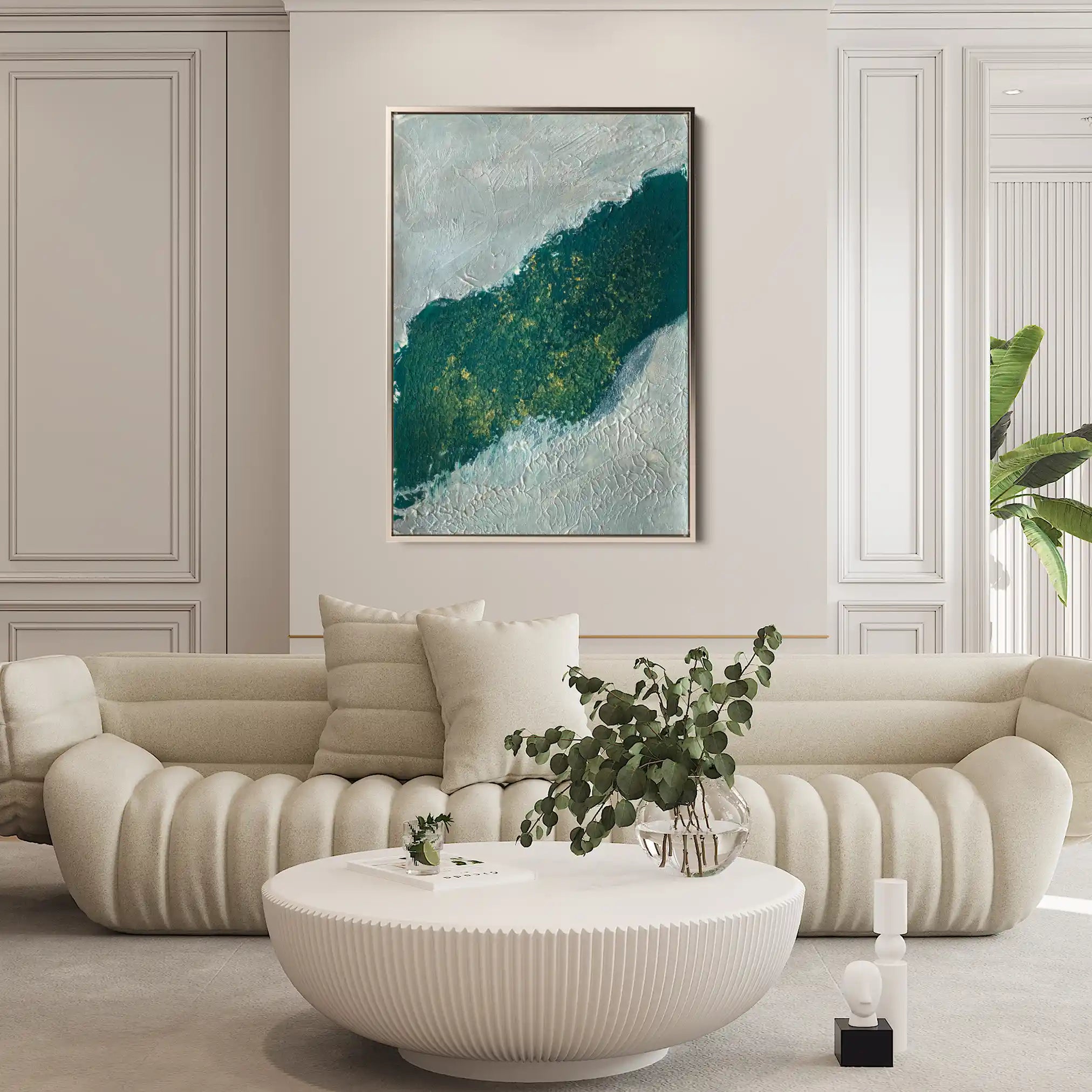 Abstract 202 Canvas Art 60 x 40 cm / Stretched on hidden frame