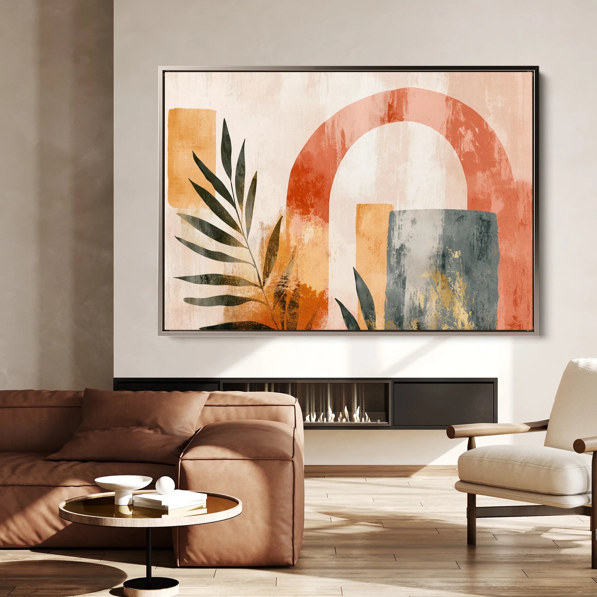 Boho Canvas Wall Art WAD202-BH 90 x 60 cm / Stretched on hidden frame