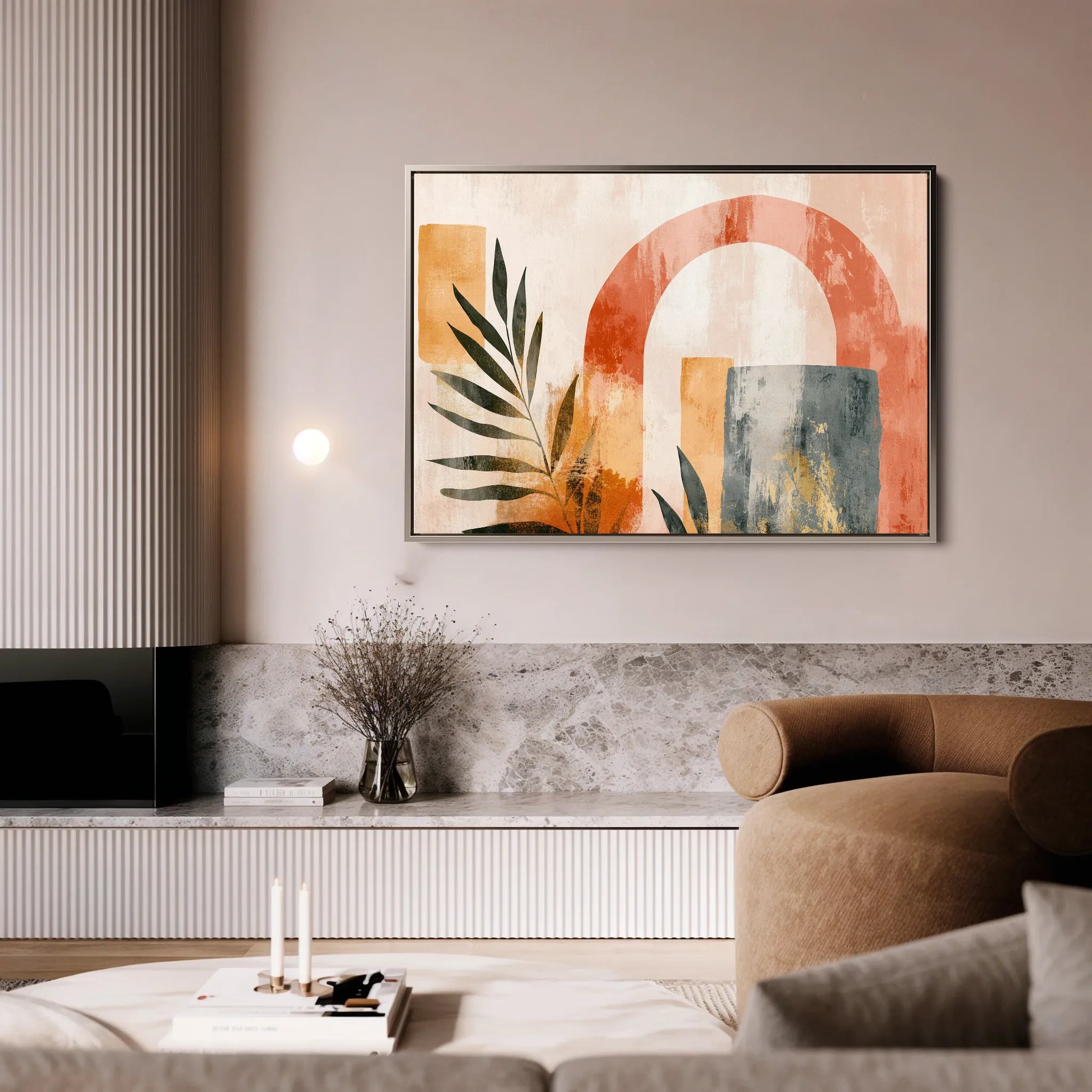 Boho Canvas Wall Art WAD202-BH 90 x 60 cm / Stretched on hidden frame