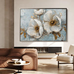 Floral Canvas Wall Art WAD202-F 90 x 60 cm / Stretched on hidden frame
