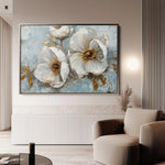 Floral Canvas Wall Art WAD202-F 90 x 60 cm / Stretched on hidden frame