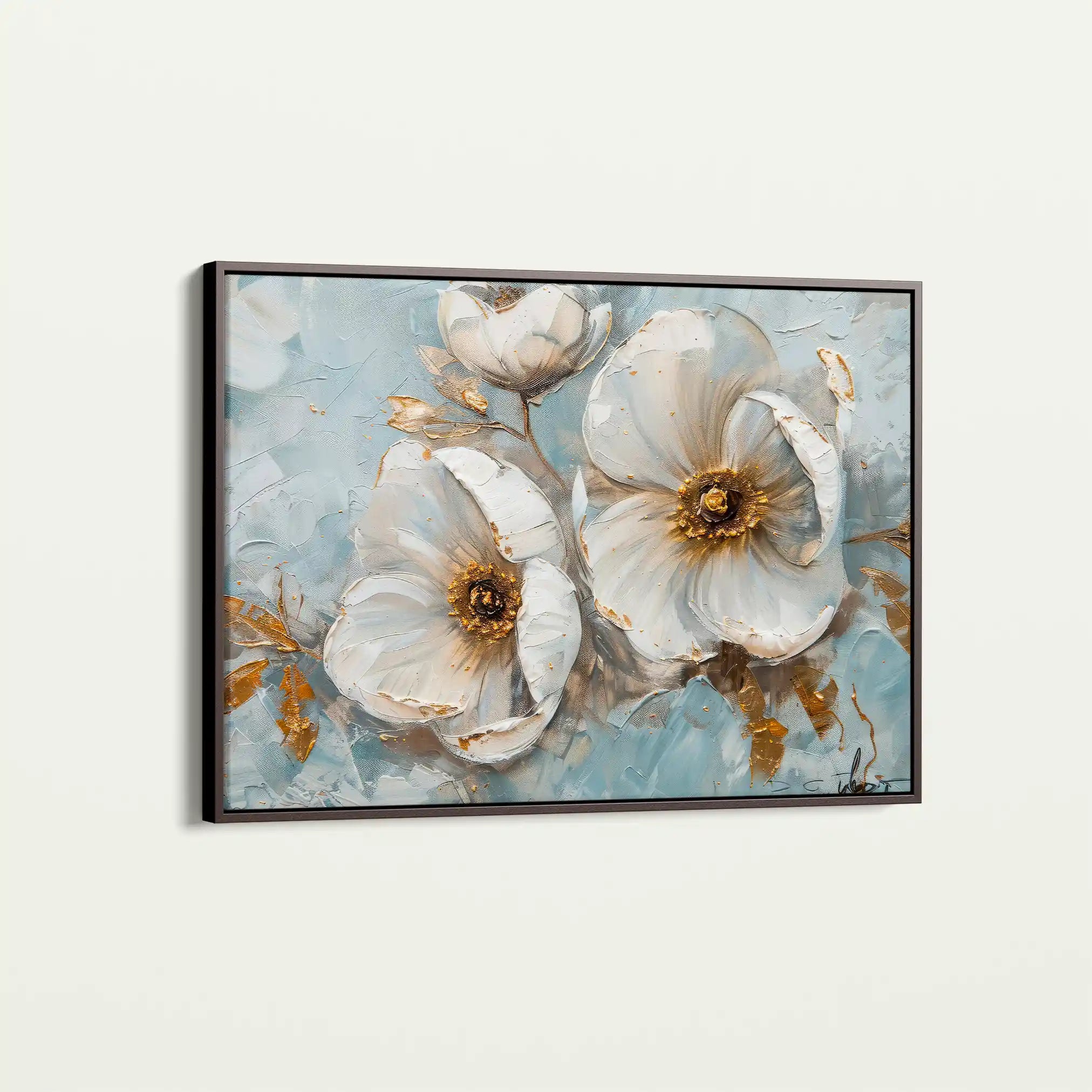 Floral Canvas Wall Art WAD202-F 90 x 60 cm / Stretched on hidden frame