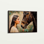 Horses 202 Canvas Art 90 x 60 cm / Stretched on hidden frame