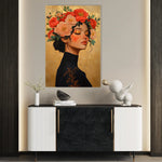 Portrait 202 Canvas Art 90 x 60 cm / Stretched on hidden frame