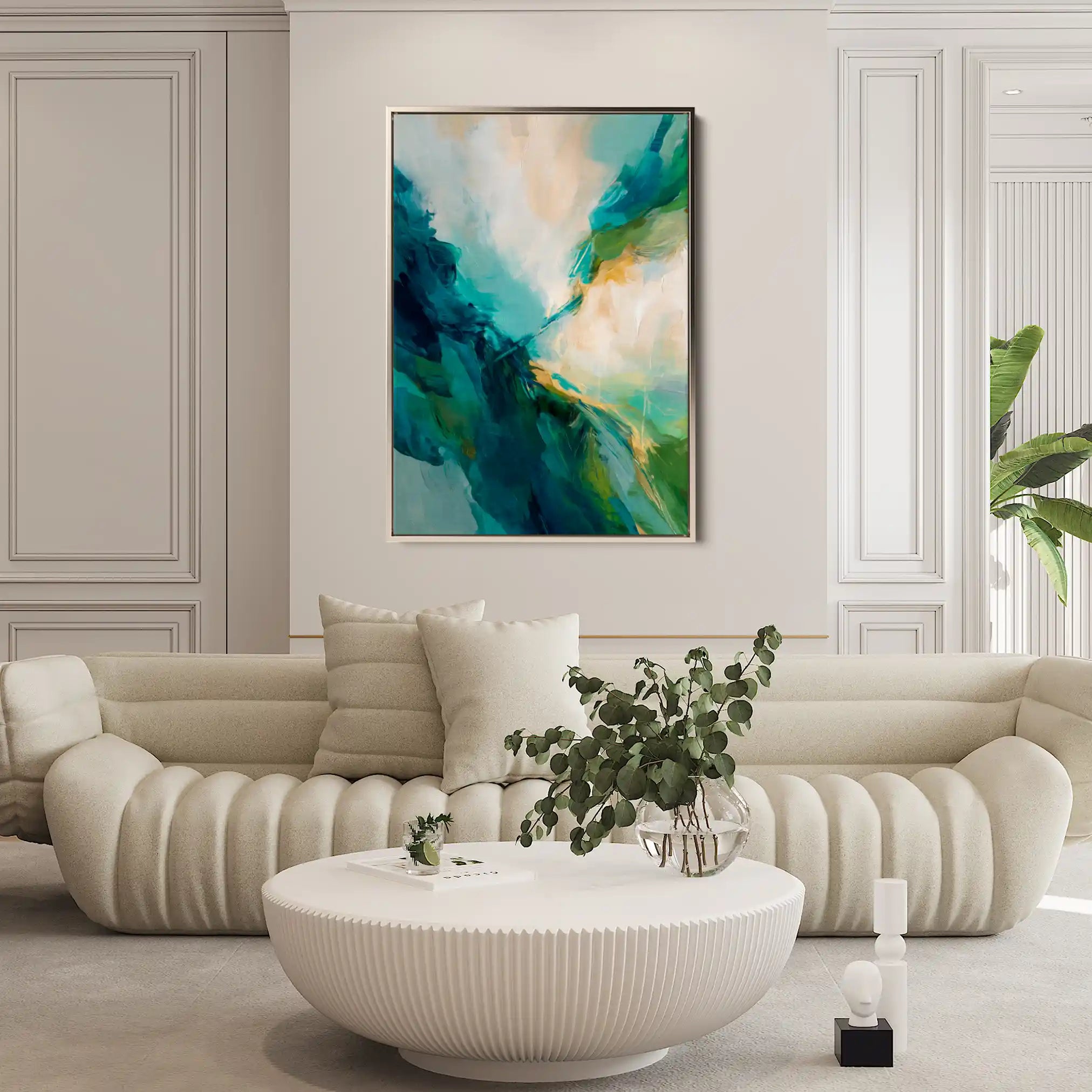 Abstract 2025 Canvas Art 60 x 40 cm / Stretched on hidden frame