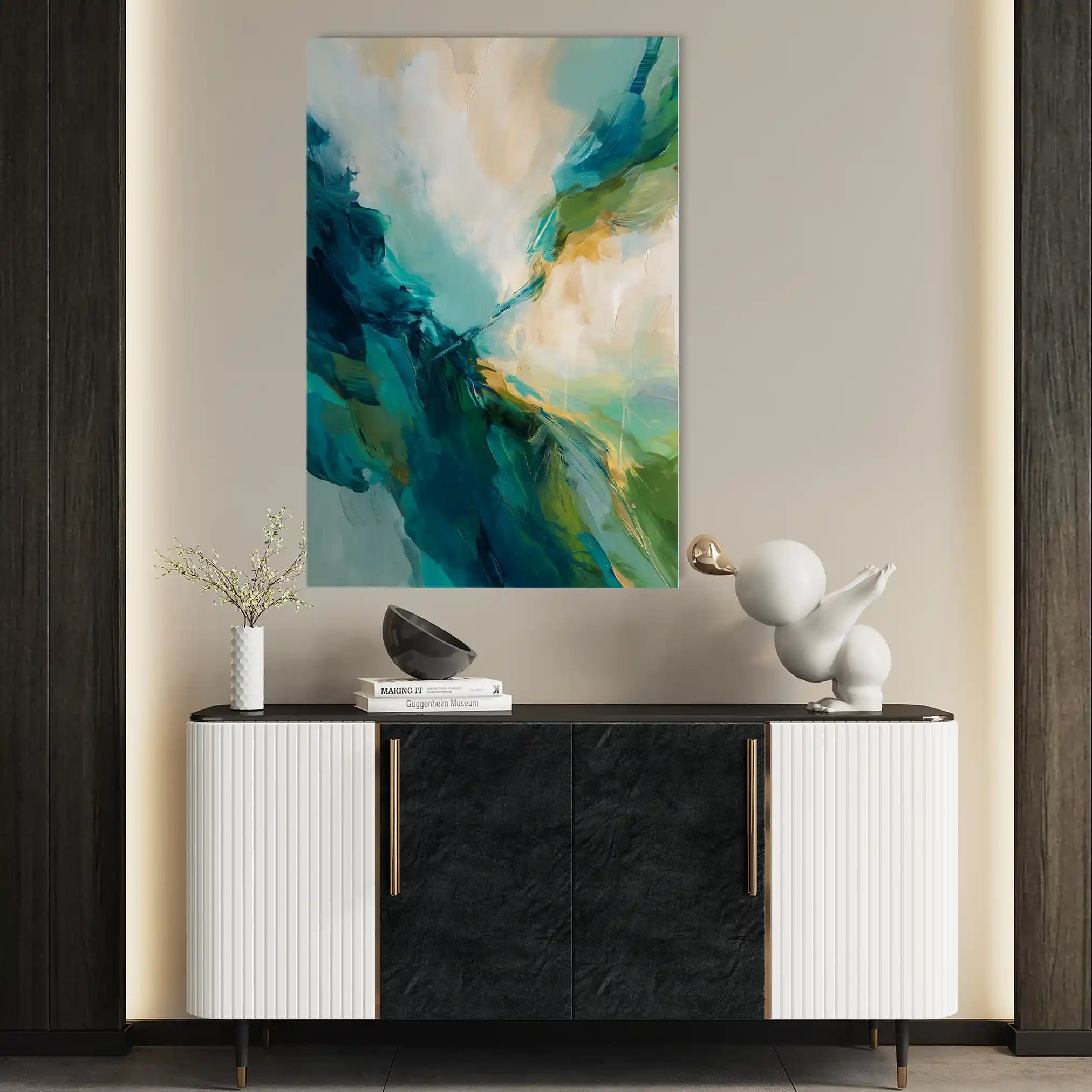 Abstract 2025 Canvas Art 60 x 40 cm / Stretched on hidden frame