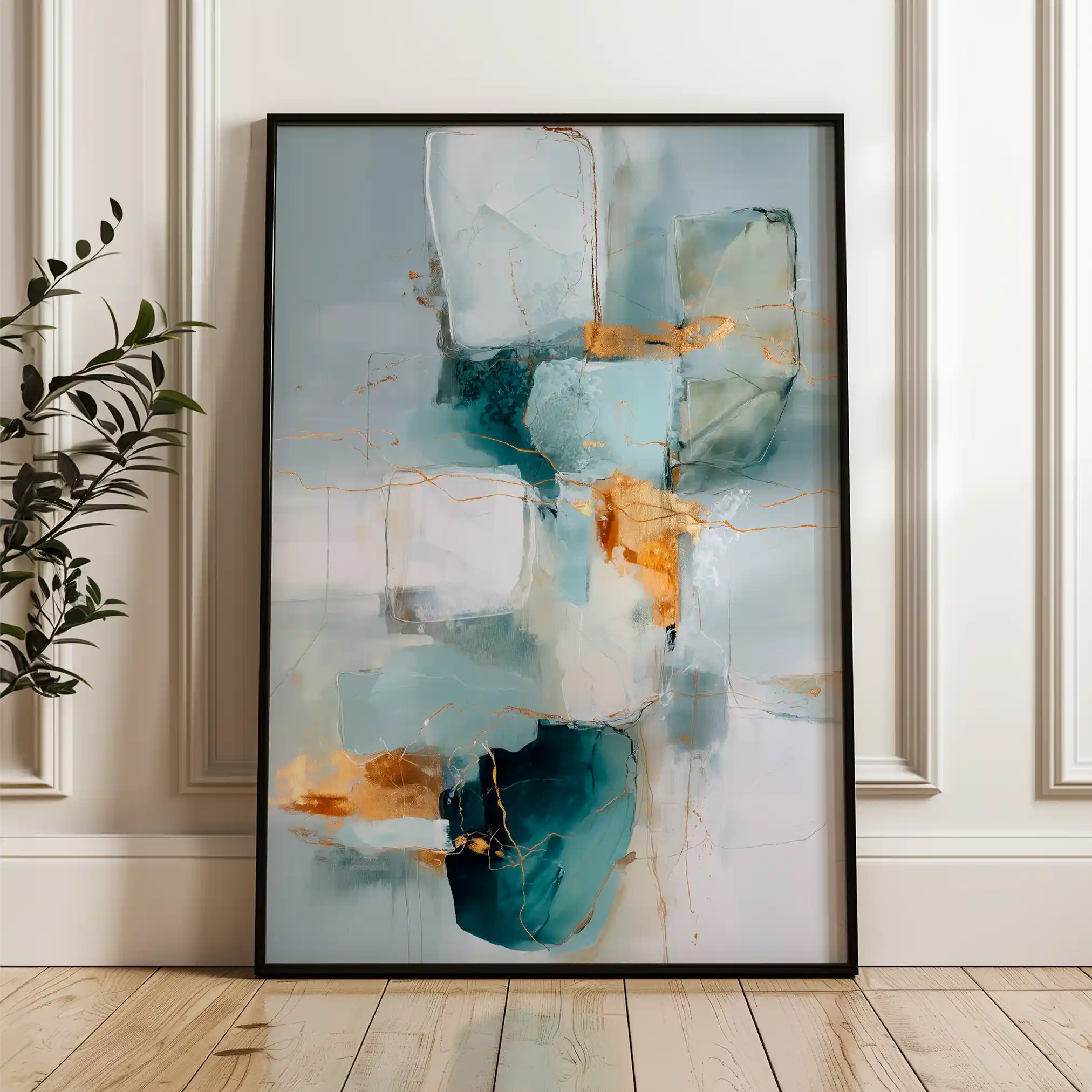 Abstract 2029 Canvas Art 60 x 40 cm / Stretched on hidden frame
