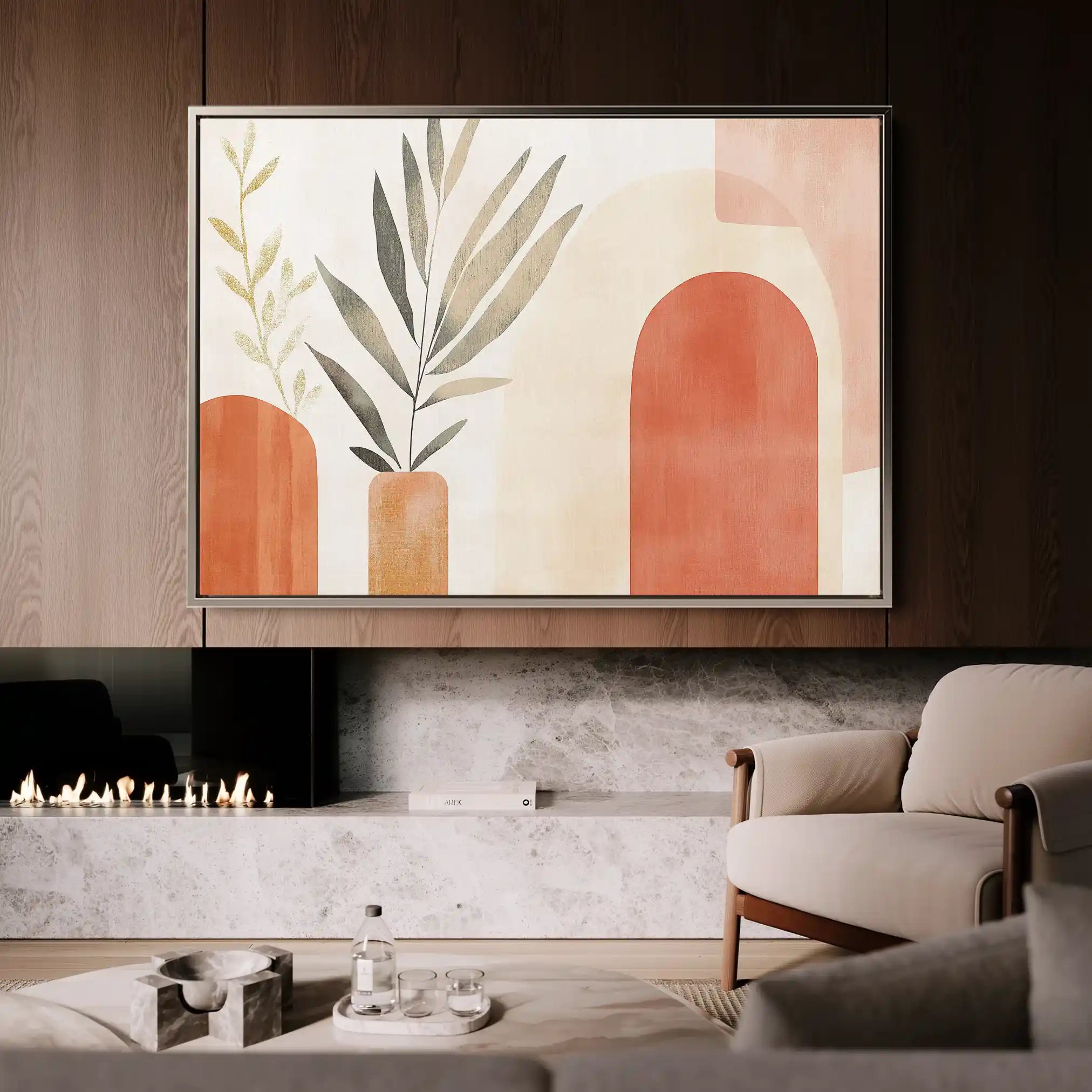 Boho 203 Canvas Art 90 x 60 cm / Stretched on hidden frame