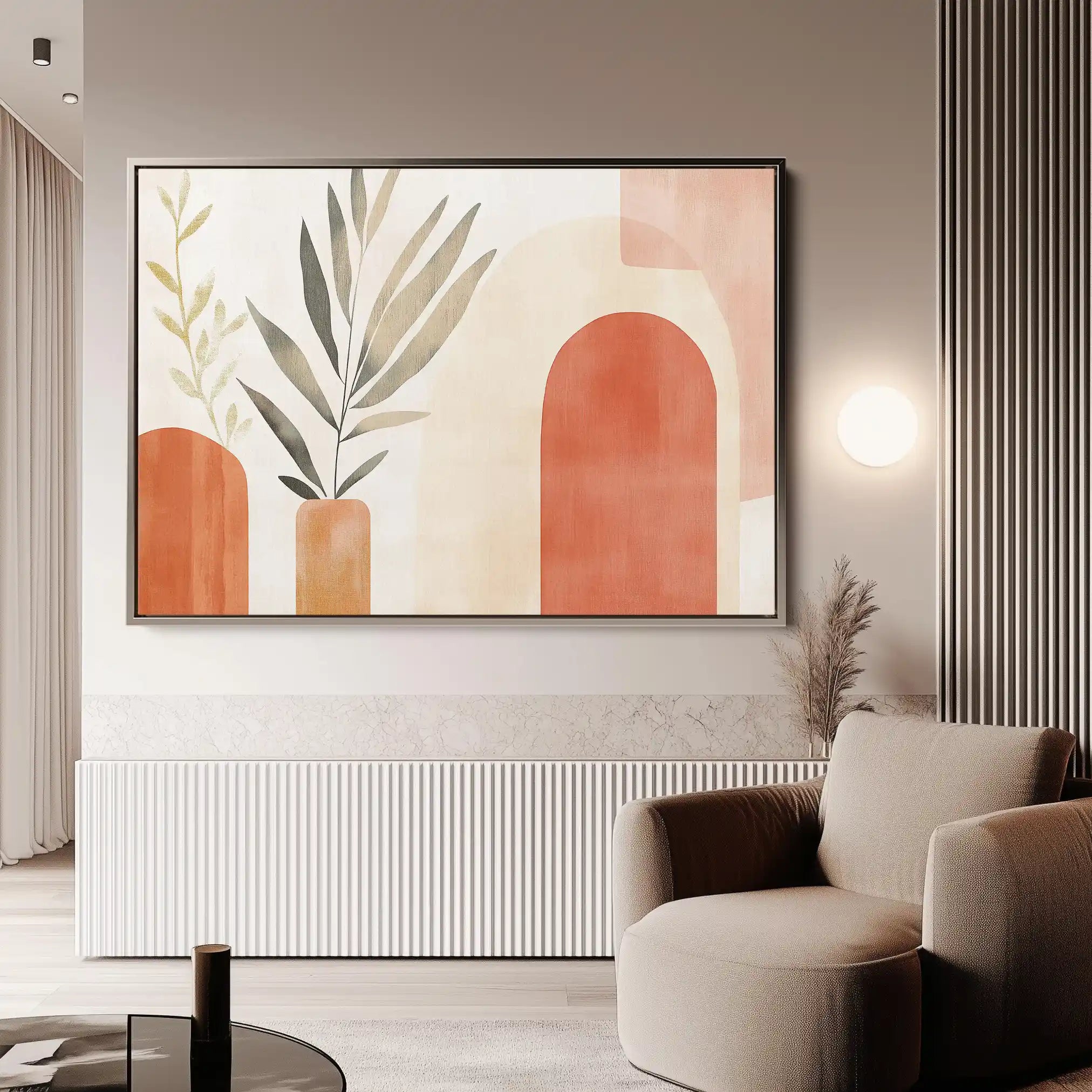 Boho 203 Canvas Art 90 x 60 cm / Stretched on hidden frame