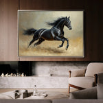Horses 203 Canvas Art 90 x 60 cm / Stretched on hidden frame