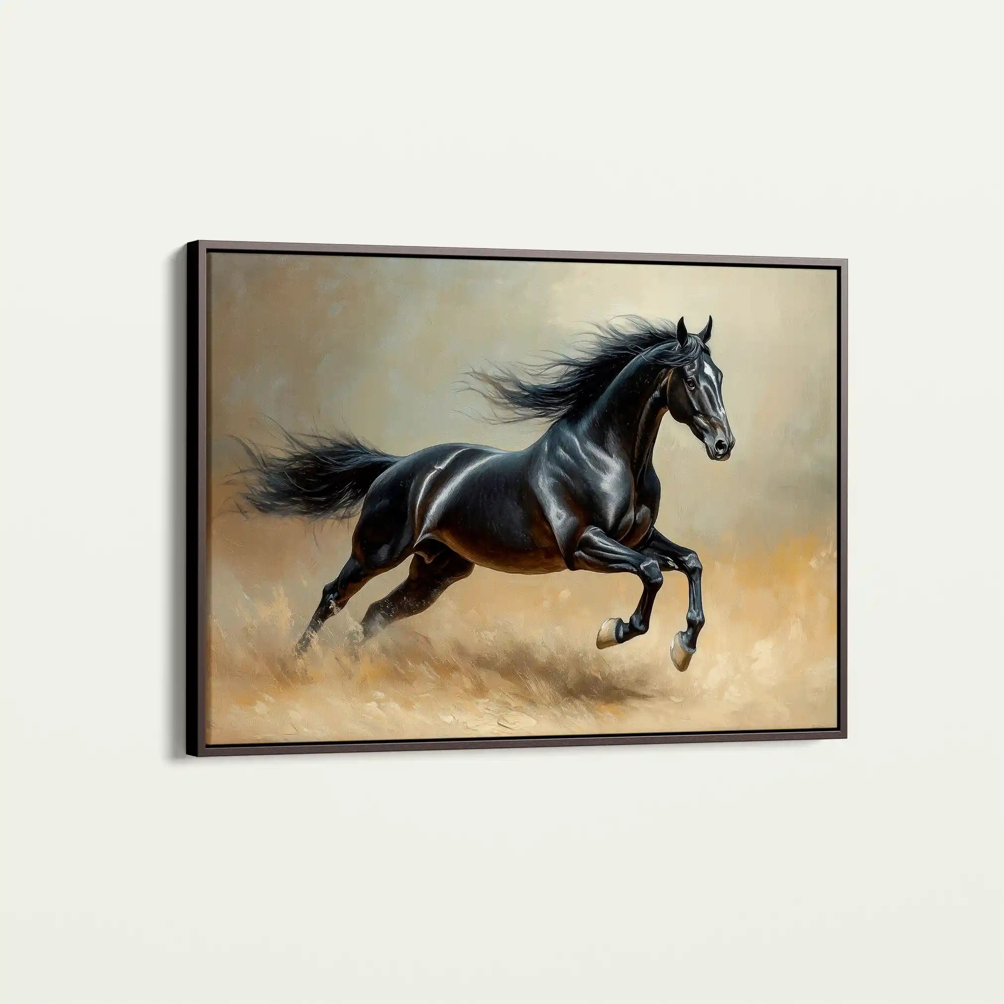 Horses 203 Canvas Art 90 x 60 cm / Stretched on hidden frame