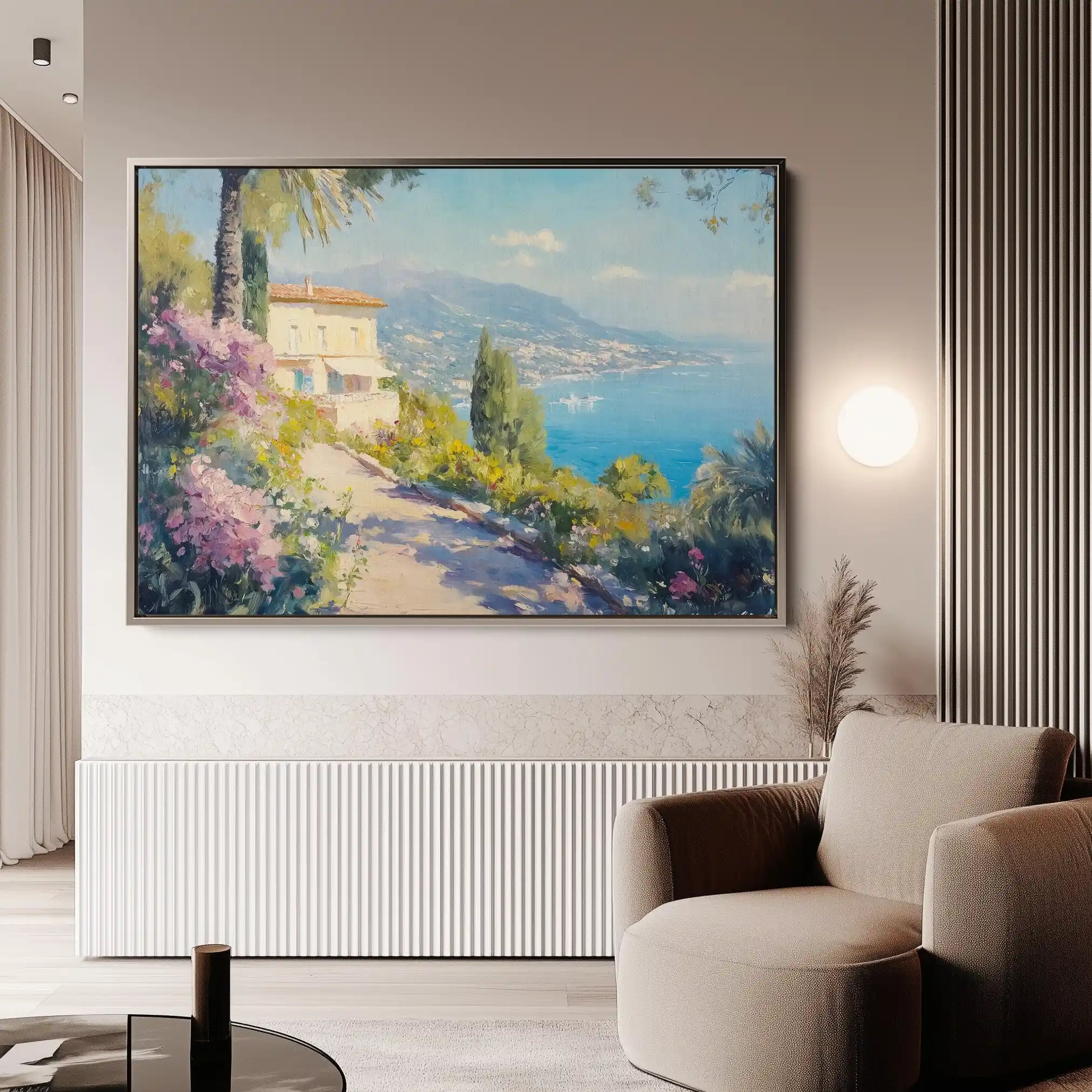 Landscape 203 Canvas Art 90 x 60 cm / Stretched on hidden frame