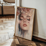 Portrait 203 Canvas Art 90 x 60 cm / Stretched on hidden frame