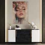 Portrait 203 Canvas Art 90 x 60 cm / Stretched on hidden frame