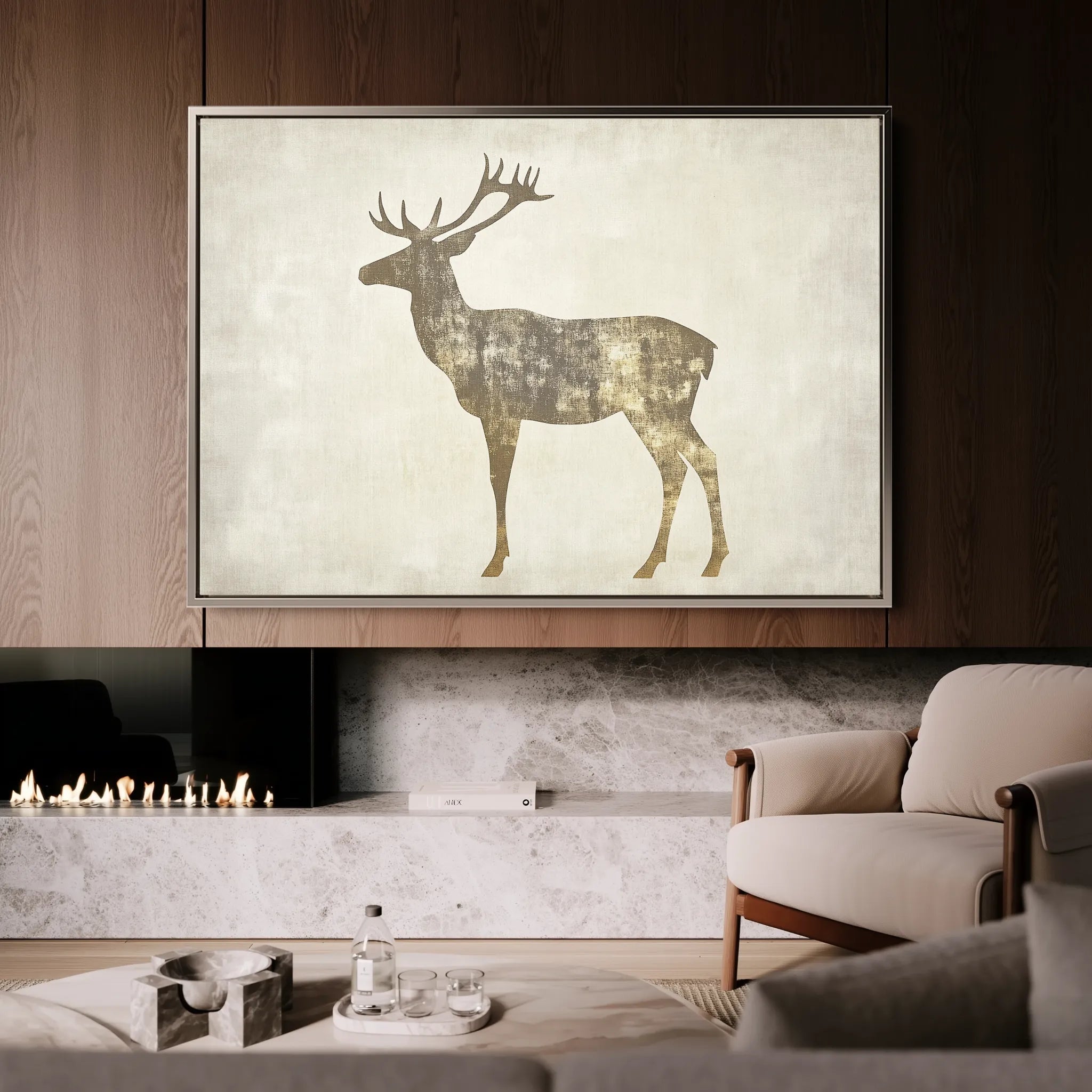 Animals Canvas Wall Art WAD204-AN 90 x 60 cm / Stretched on hidden frame
