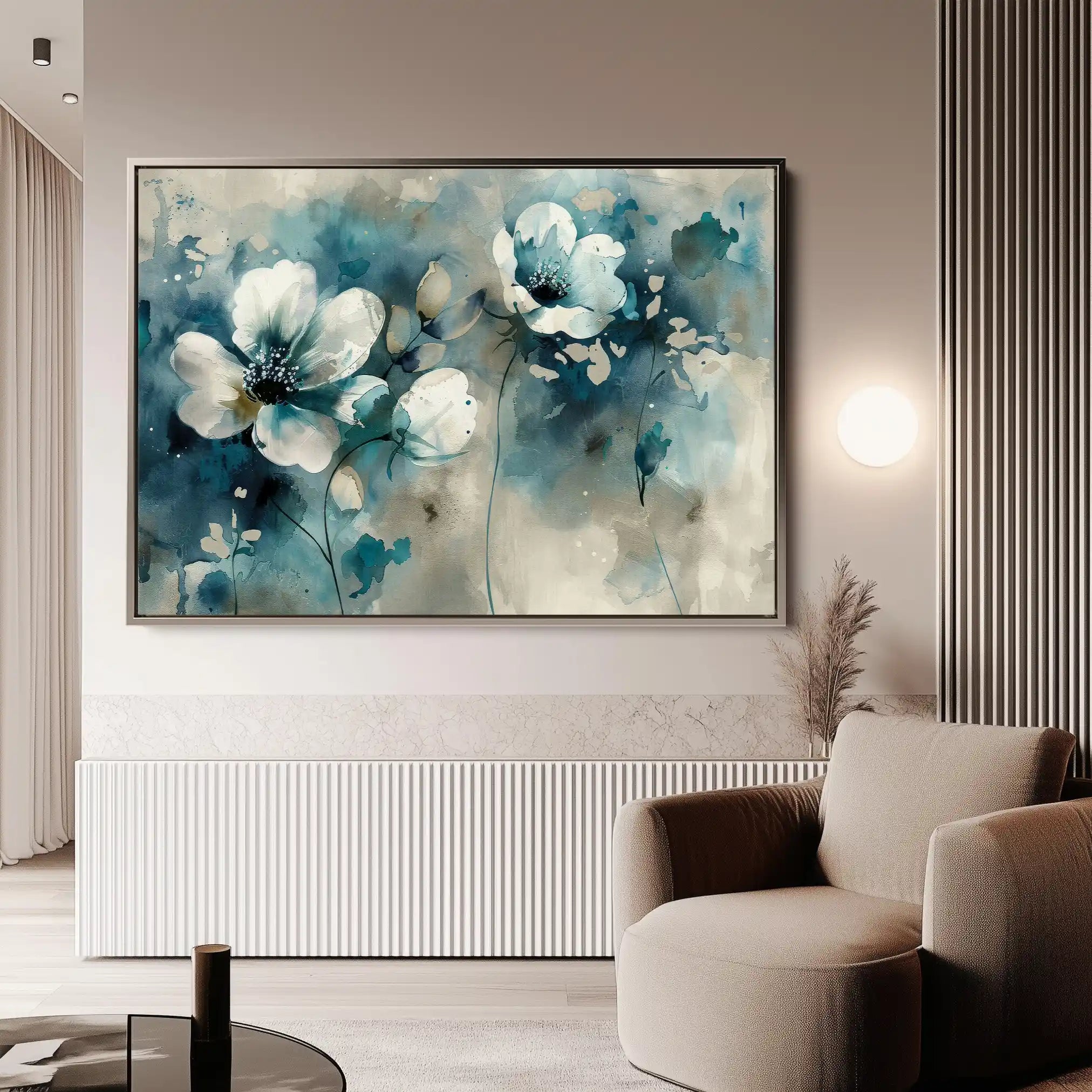 Floral Canvas Wall Art WAD204-F 90 x 60 cm / Stretched on hidden frame