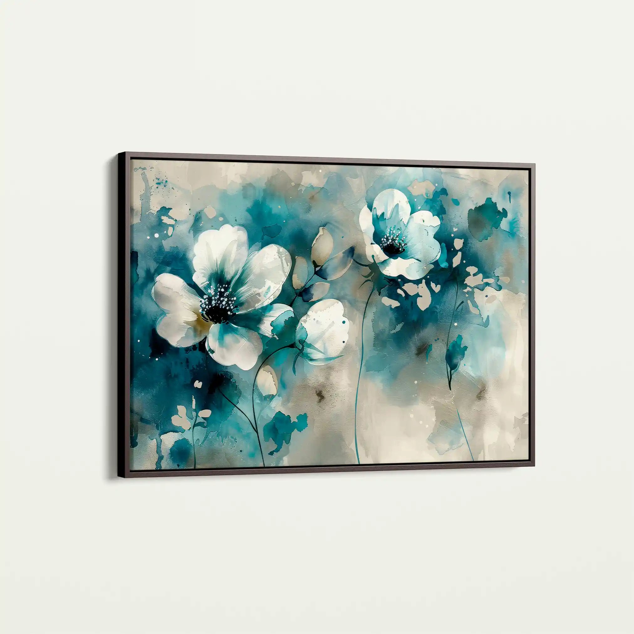 Floral Canvas Wall Art WAD204-F 90 x 60 cm / Stretched on hidden frame