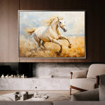 Horses 204 Canvas Art 90 x 60 cm / Stretched on hidden frame