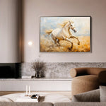 Horses 204 Canvas Art 90 x 60 cm / Stretched on hidden frame