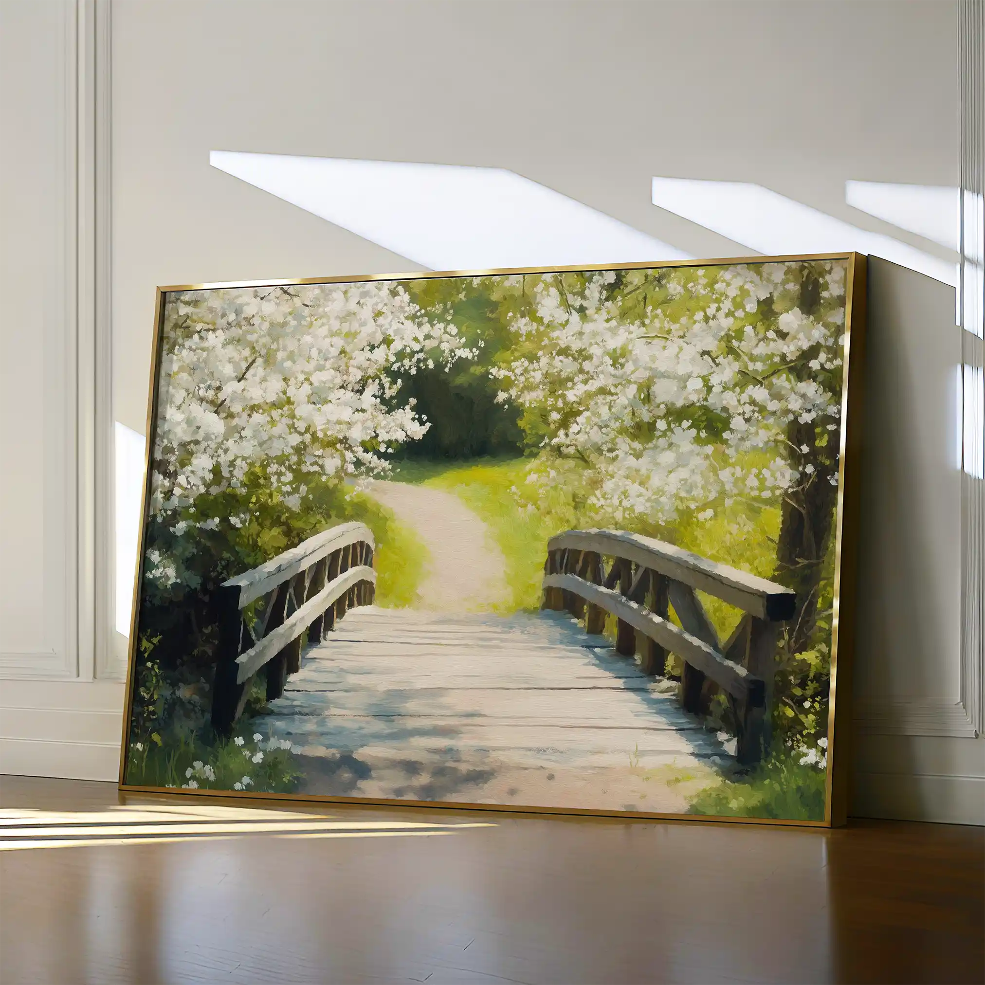 Landscape 204 Canvas Art 90 x 60 cm / Stretched on hidden frame