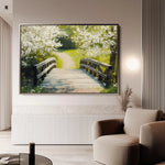 Landscape 204 Canvas Art 90 x 60 cm / Stretched on hidden frame