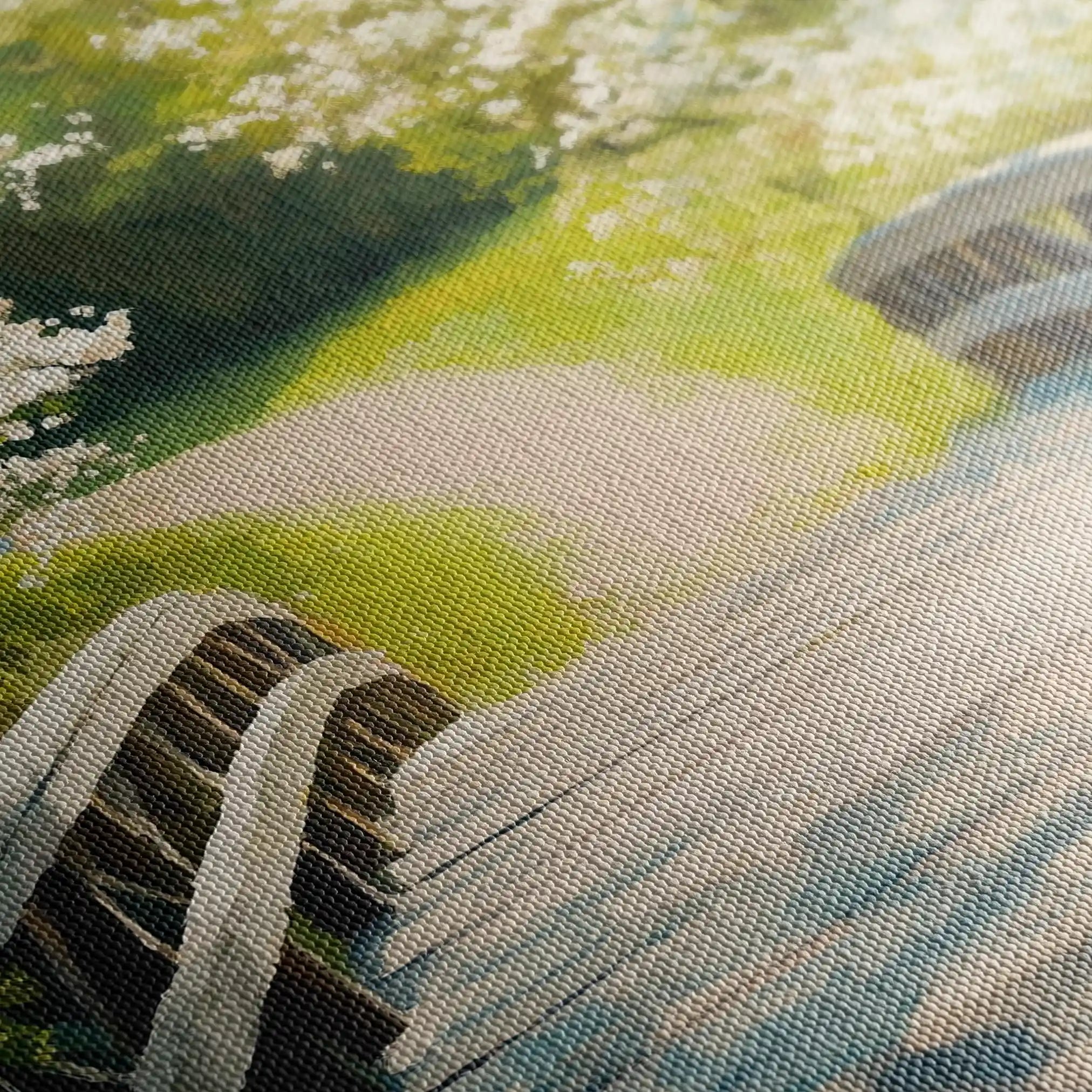 Landscape 204 Canvas Art 90 x 60 cm / Stretched on hidden frame