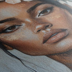 Portrait 204 Canvas Art 90 x 60 cm / Stretched on hidden frame