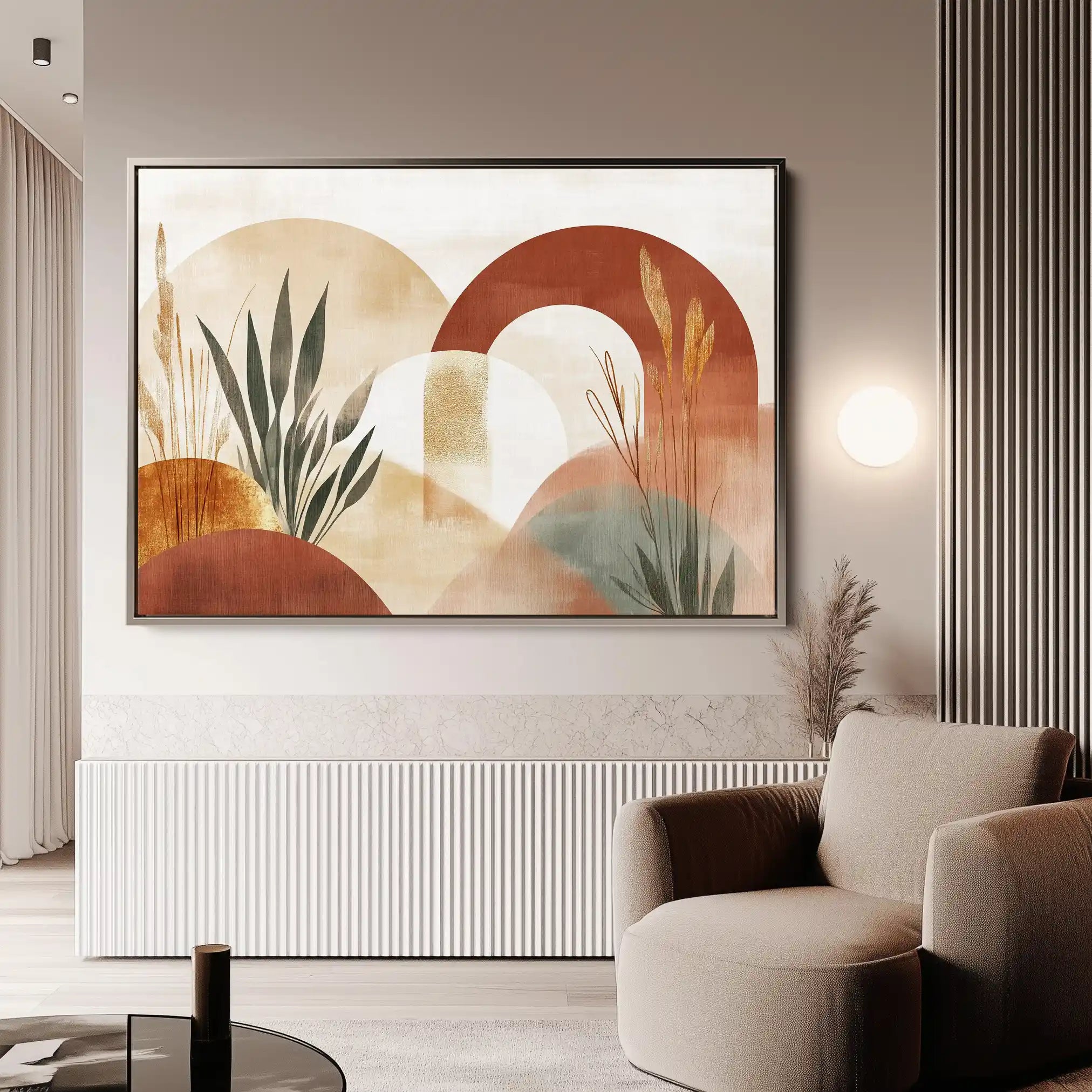 Boho 205 Canvas Art 90 x 60 cm / Stretched on hidden frame