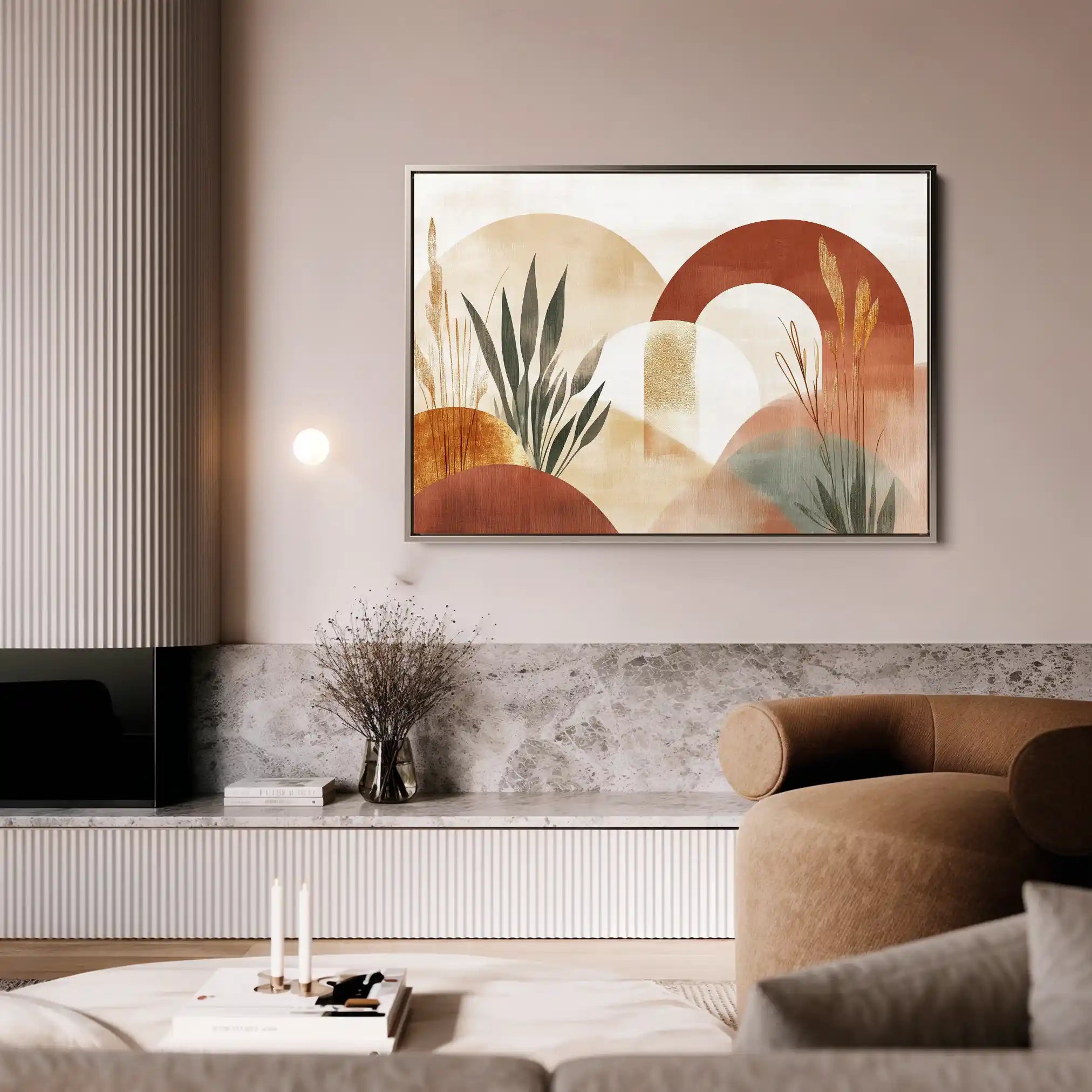 Boho 205 Canvas Art 90 x 60 cm / Stretched on hidden frame