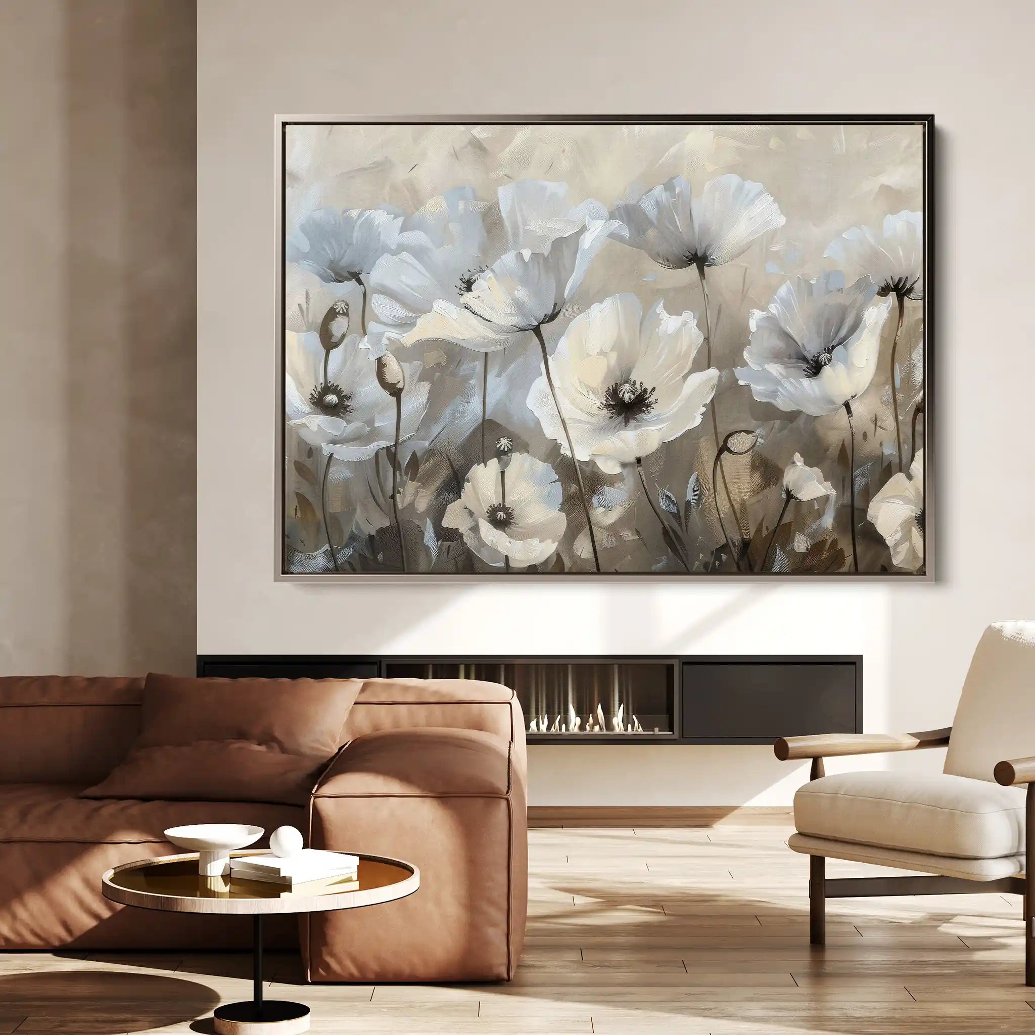Floral Canvas Wall Art WAD205-F 90 x 60 cm / Stretched on hidden frame