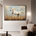 Horses 205 Canvas Art 90 x 60 cm / Stretched on hidden frame