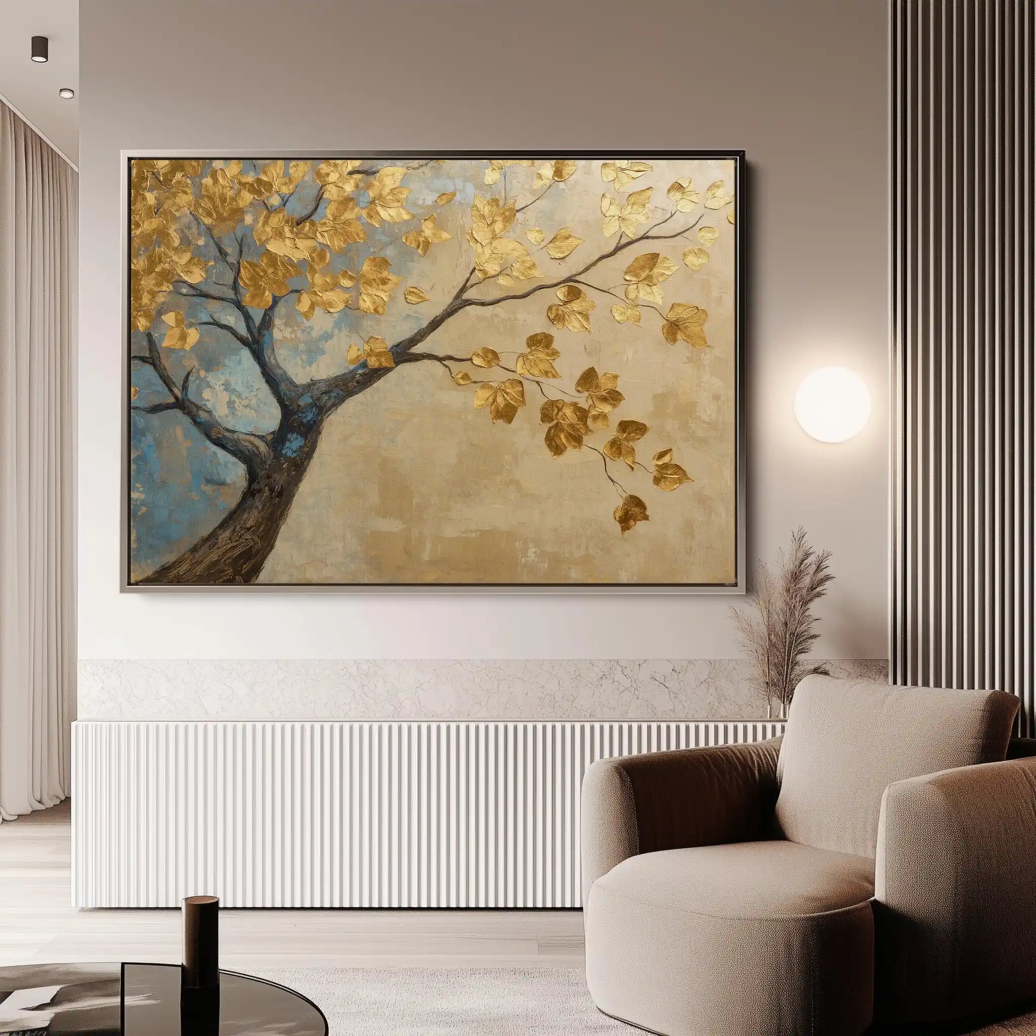 Landscape 205 Canvas Art 90 x 60 cm / Stretched on hidden frame