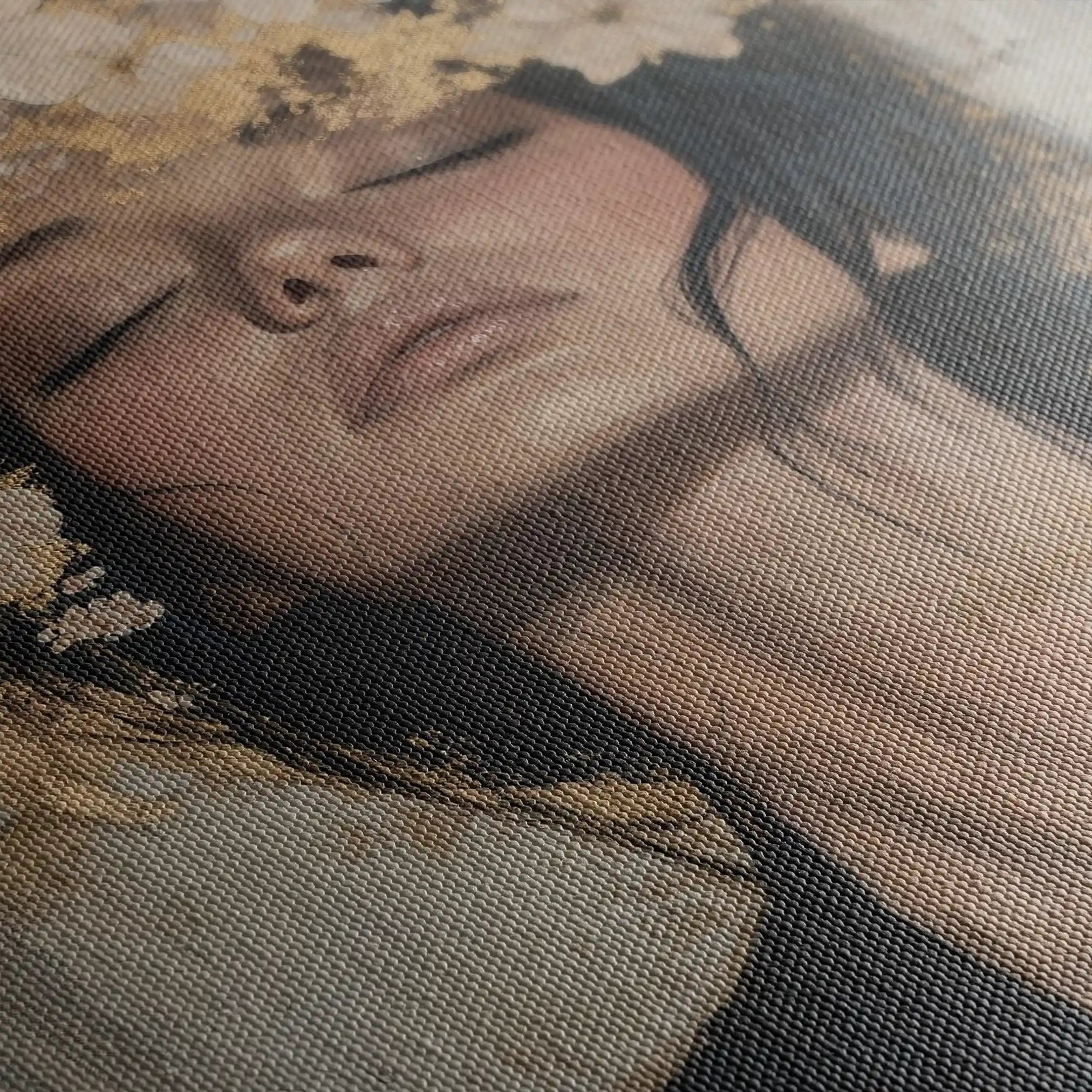 Portrait 205 Canvas Art 90 x 60 cm / Stretched on hidden frame