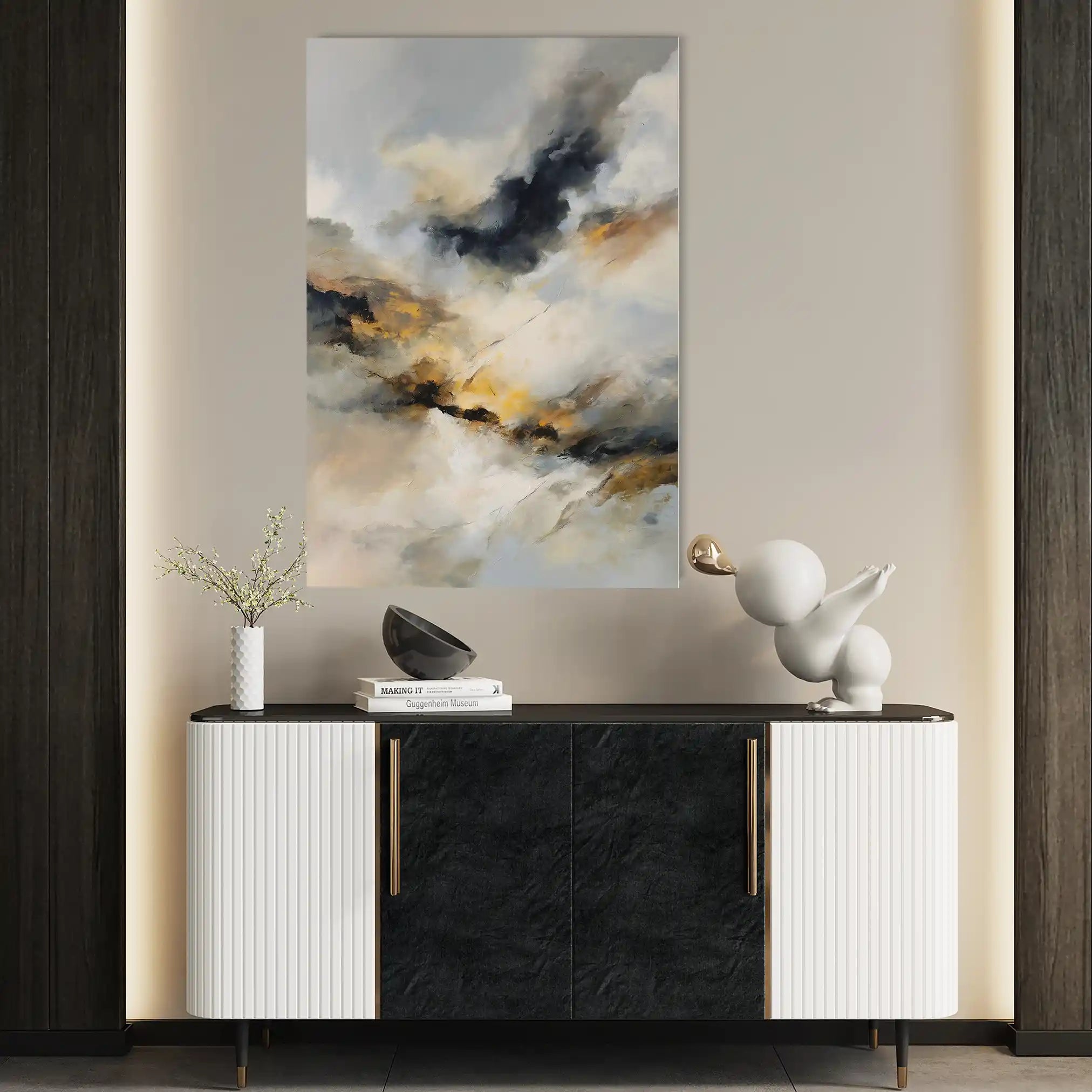 Abstract 2055 Canvas Art 60 x 40 cm / Stretched on hidden frame