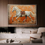 Horses 206 Canvas Art 90 x 60 cm / Stretched on hidden frame