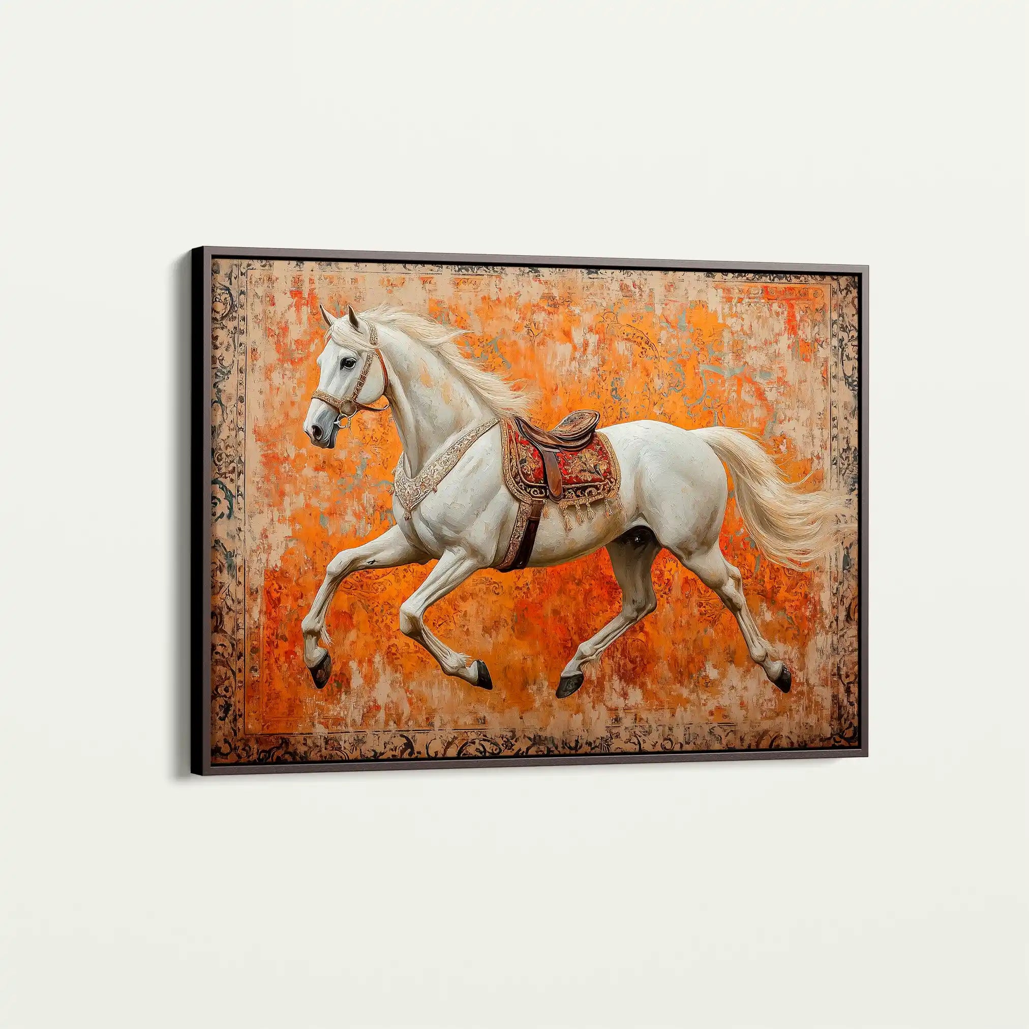 Horses 206 Canvas Art 90 x 60 cm / Stretched on hidden frame