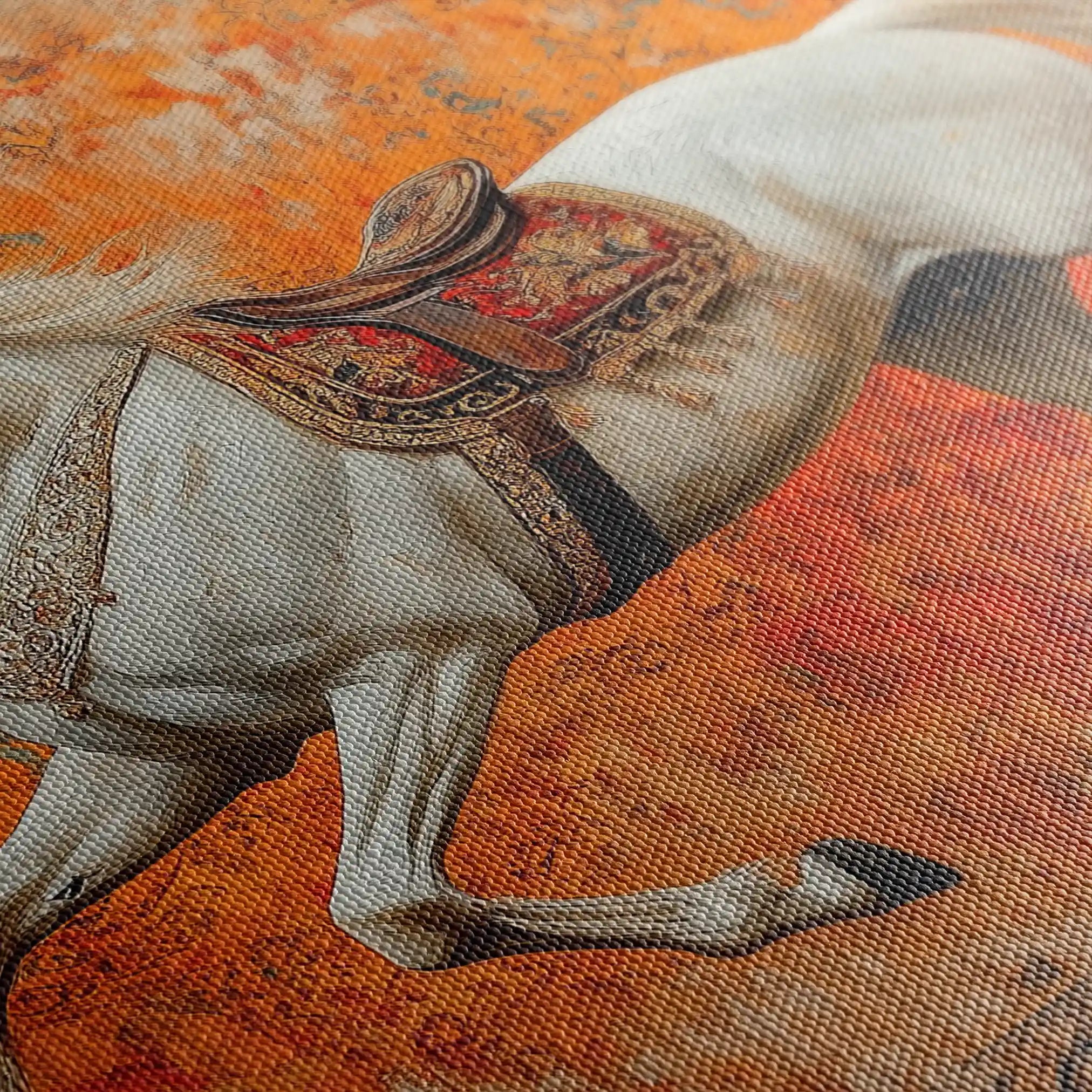 Horses 206 Canvas Art 90 x 60 cm / Stretched on hidden frame