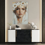 Portrait 206 Canvas Art 90 x 60 cm / Stretched on hidden frame