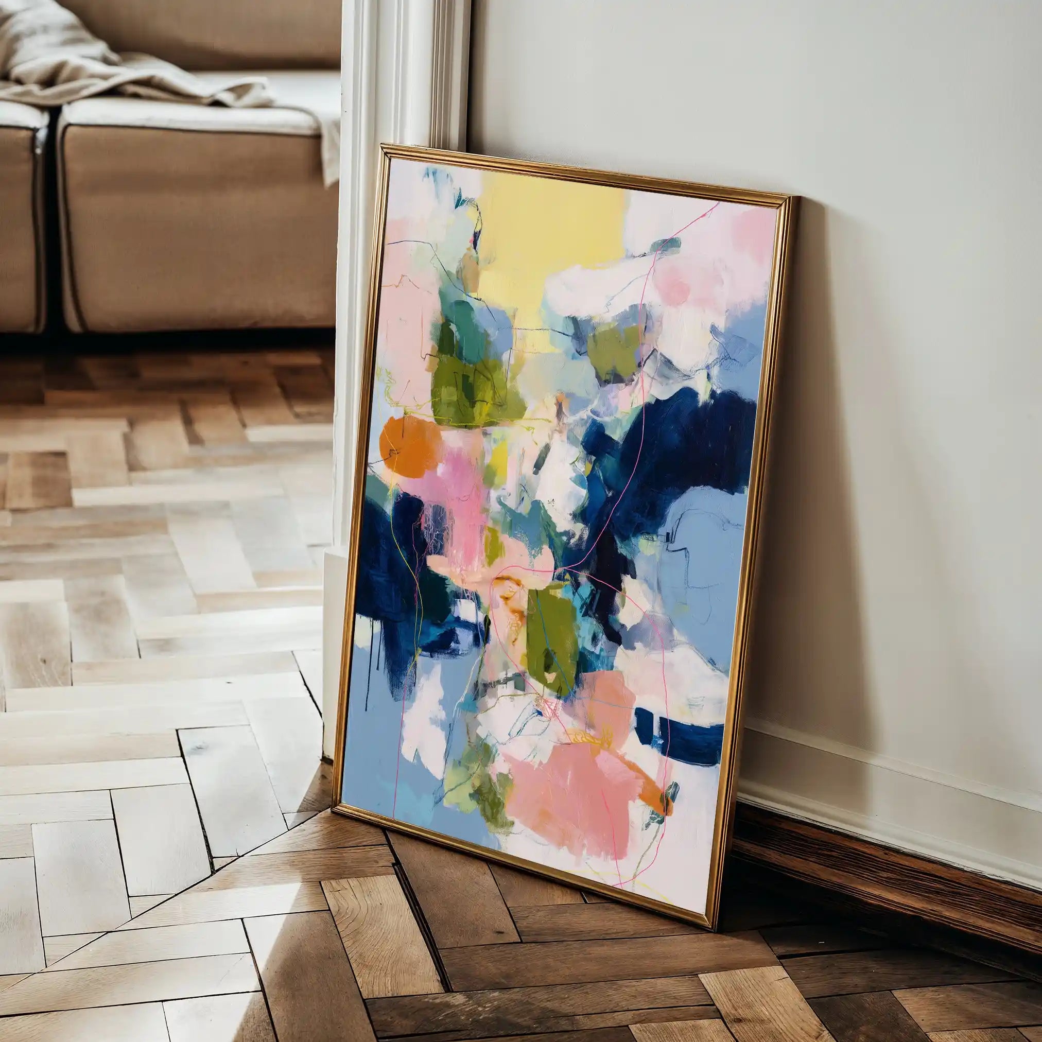 Abstract 2061 Canvas Art 60 x 40 cm / Stretched on hidden frame