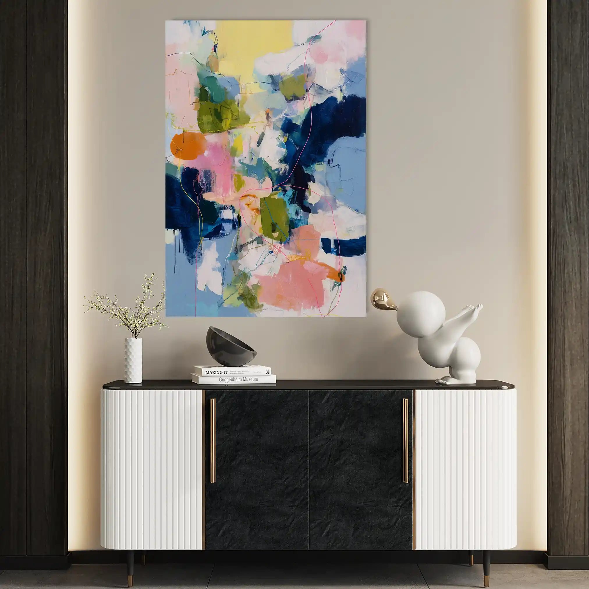 Abstract 2061 Canvas Art 60 x 40 cm / Stretched on hidden frame