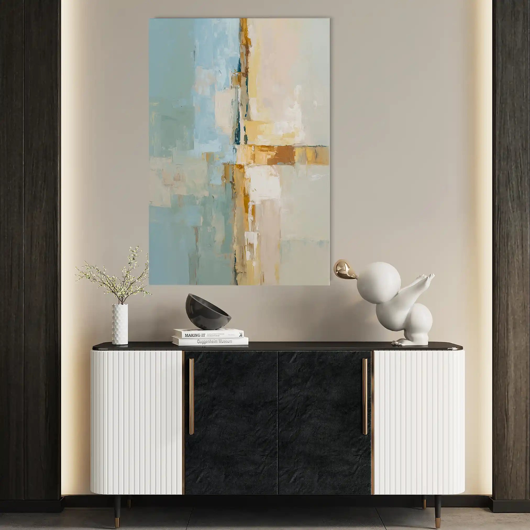 Abstract 2064 Canvas Art 60 x 40 cm / Stretched on hidden frame