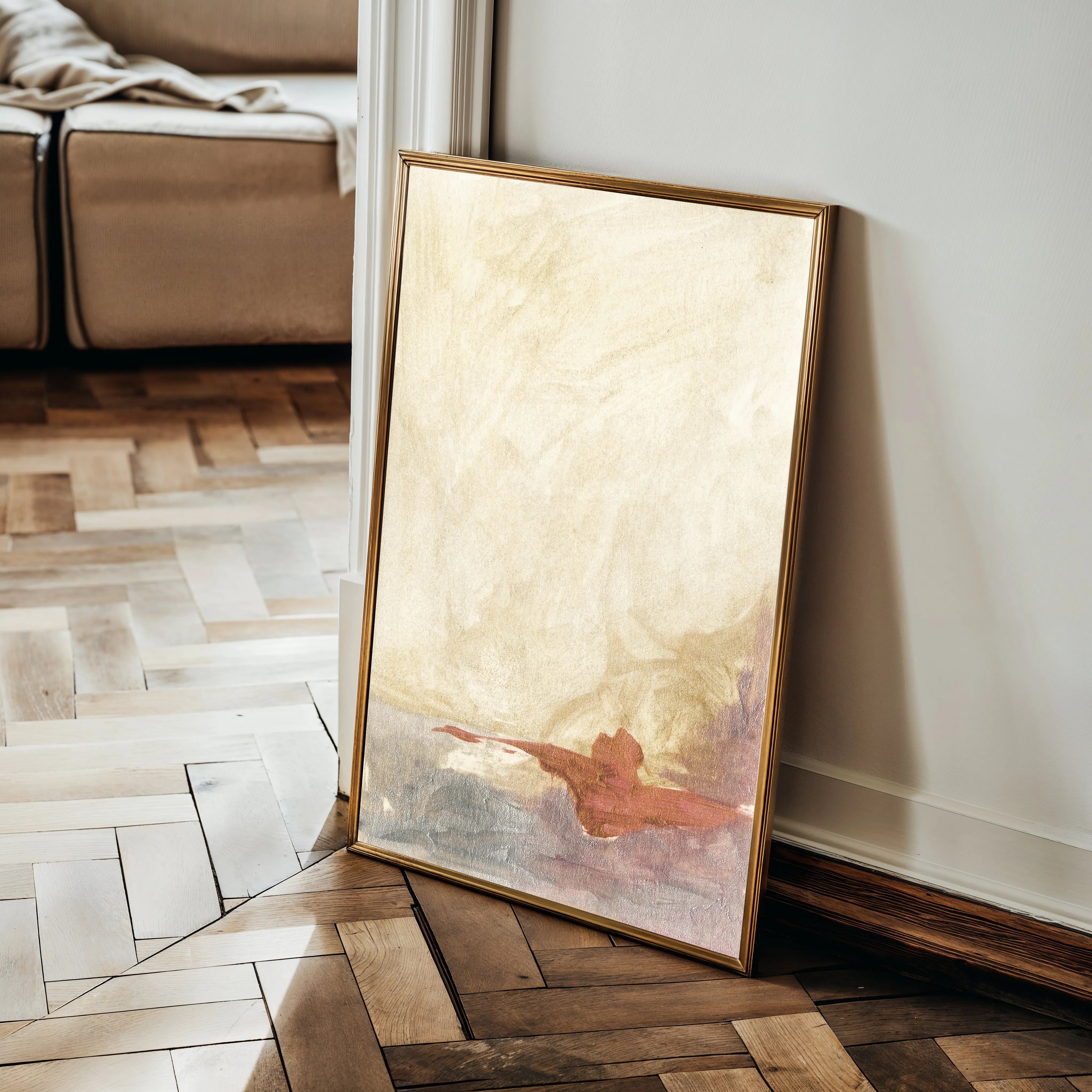 Abstract Canvas Wall Art WAD207-A 90 x 60 cm / Stretched on hidden frame
